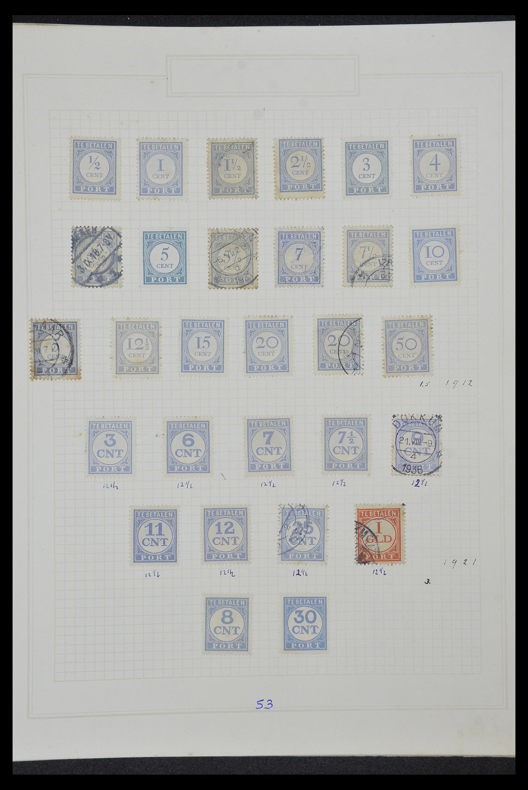 34327 056 - Stamp collection 34327 Netherlands and Dutch territories 1852-1967.