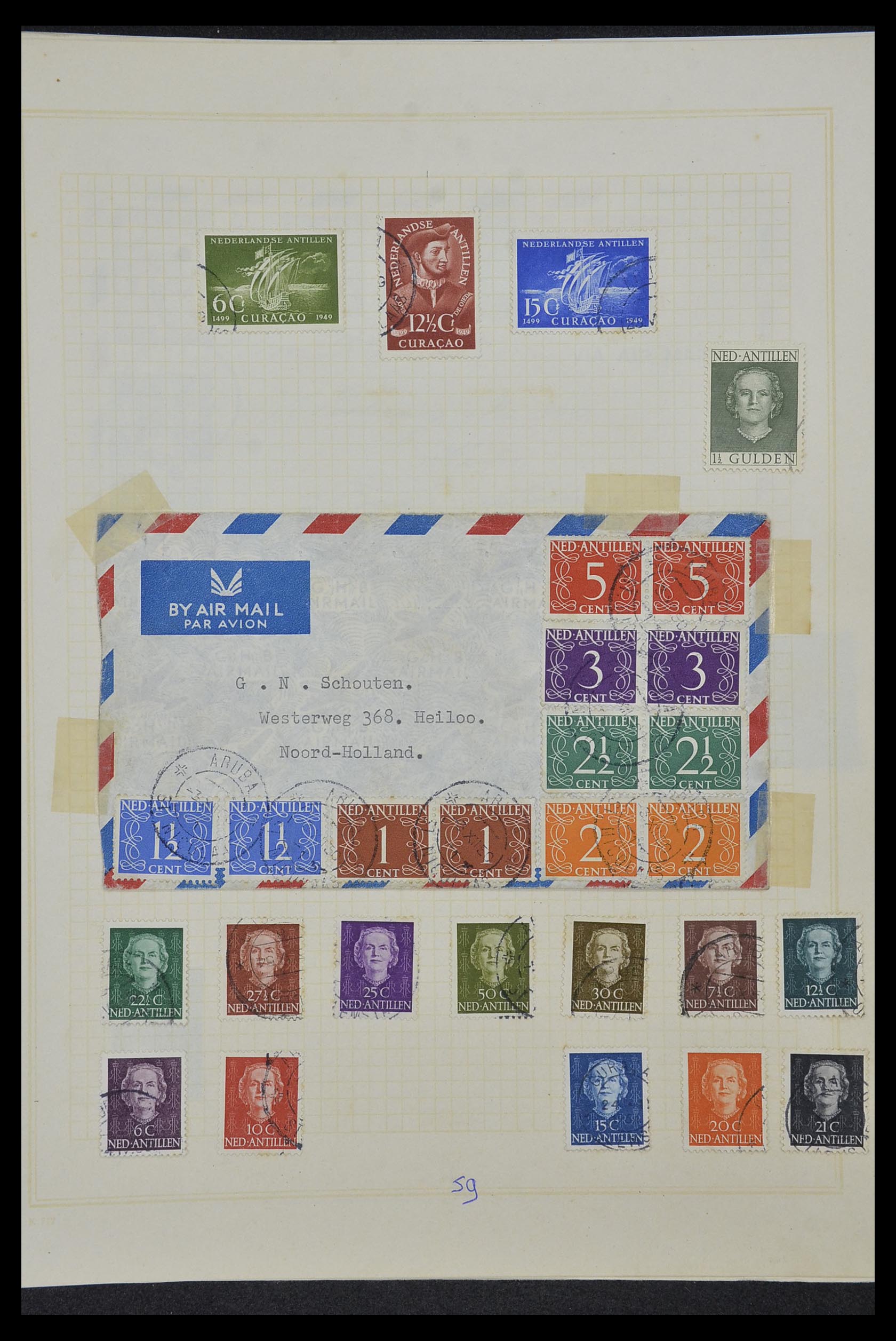 34327 062 - Stamp collection 34327 Netherlands and Dutch territories 1852-1967.