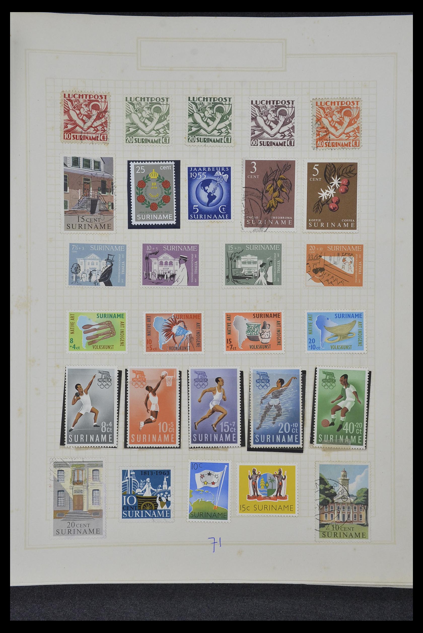 34327 074 - Stamp collection 34327 Netherlands and Dutch territories 1852-1967.