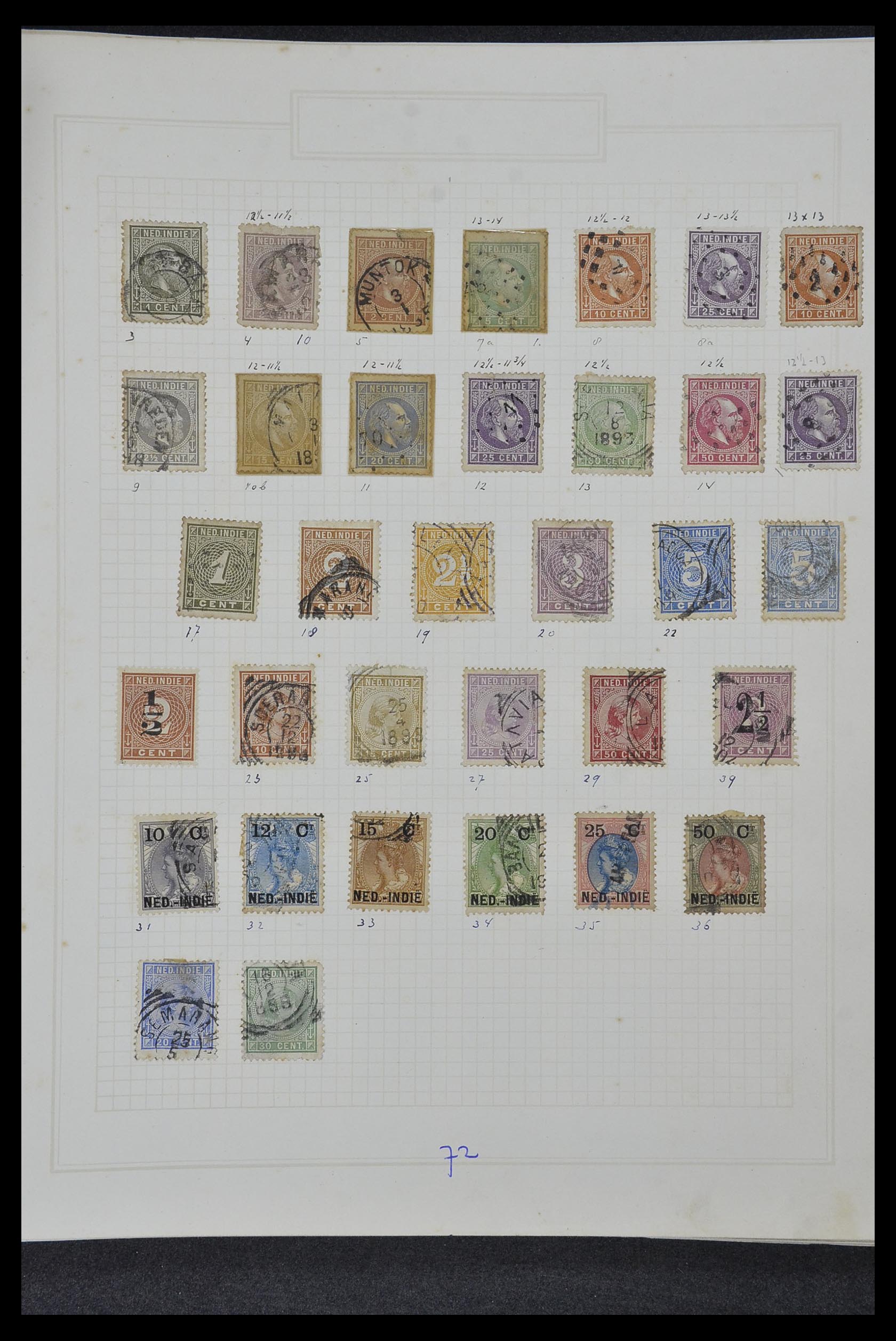 34327 075 - Stamp collection 34327 Netherlands and Dutch territories 1852-1967.