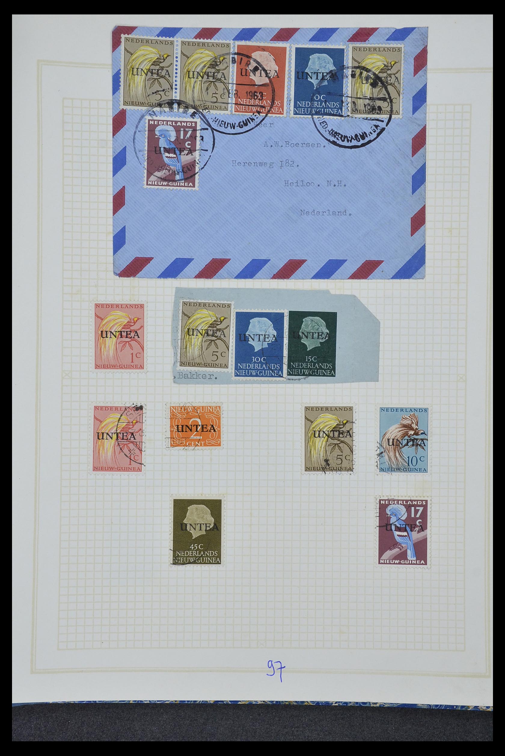 34327 100 - Stamp collection 34327 Netherlands and Dutch territories 1852-1967.