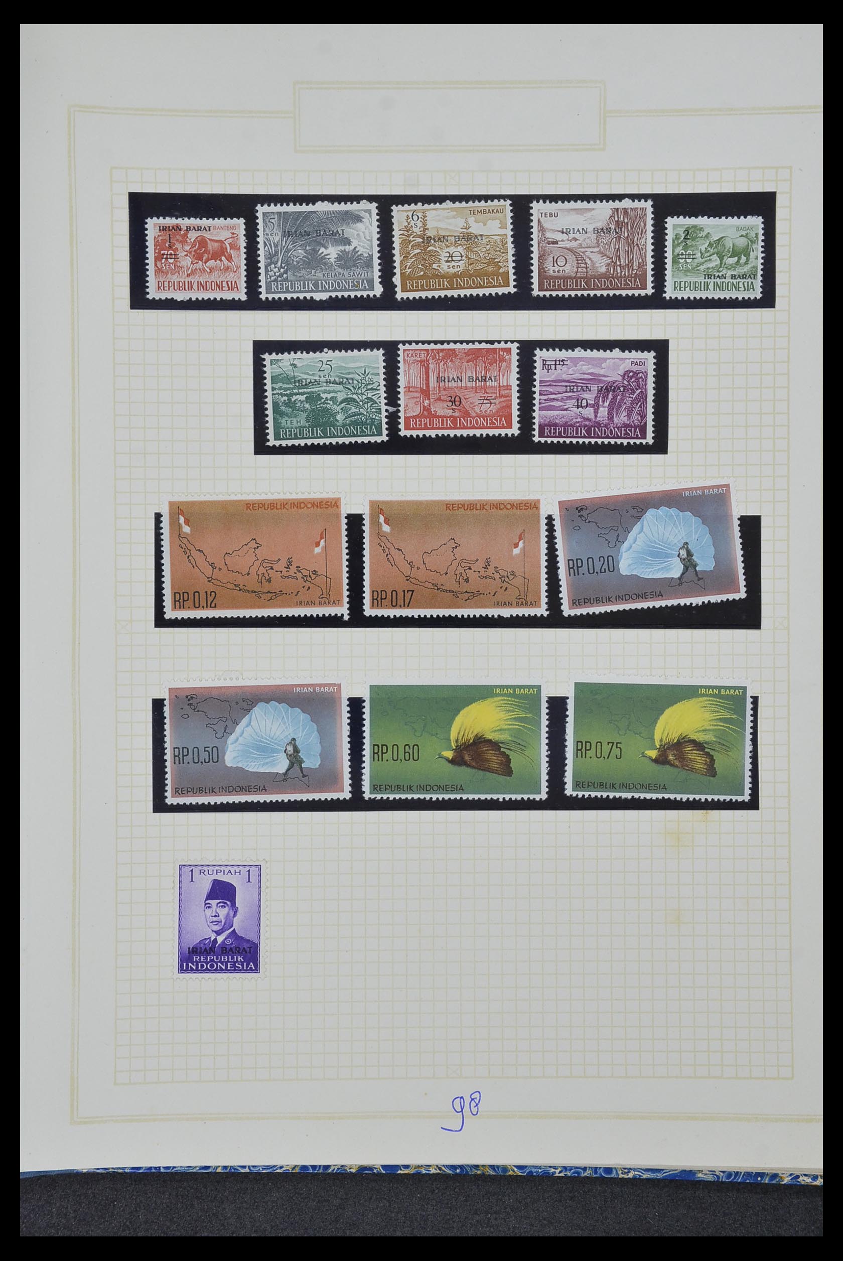 34327 101 - Stamp collection 34327 Netherlands and Dutch territories 1852-1967.