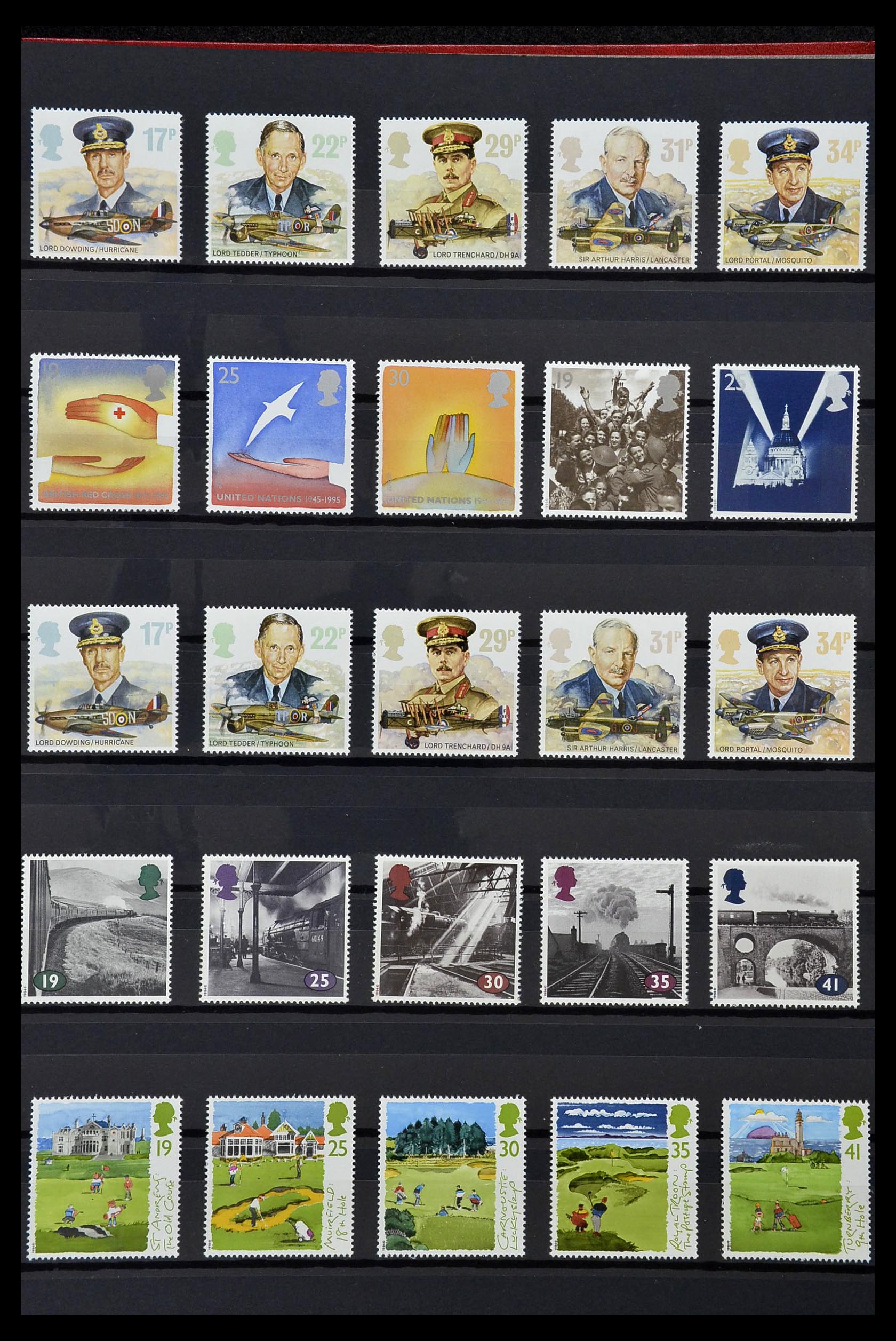 34328 003 - Postzegelverzameling 34328 Engeland 1972-2020!