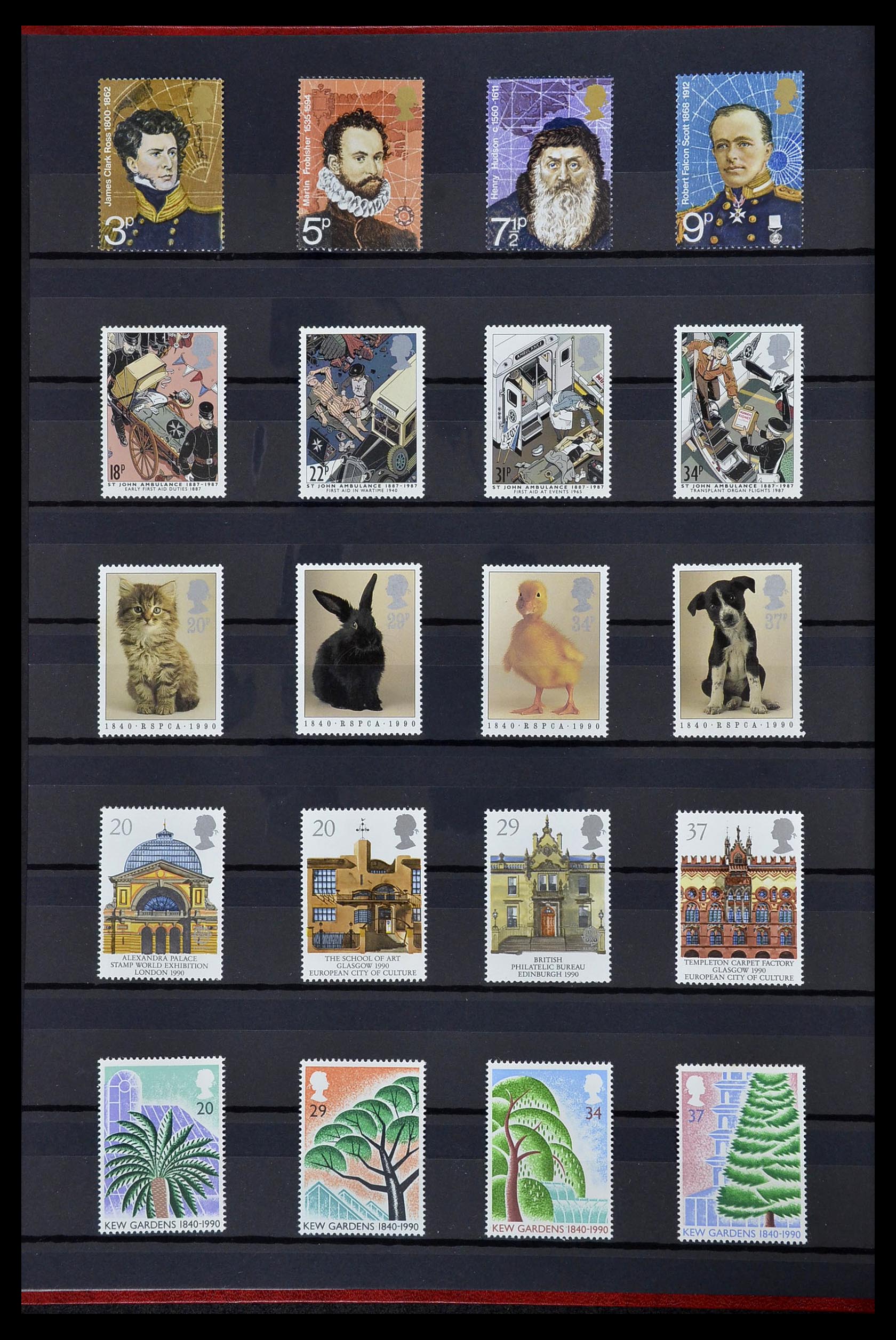 34328 008 - Postzegelverzameling 34328 Engeland 1972-2020!
