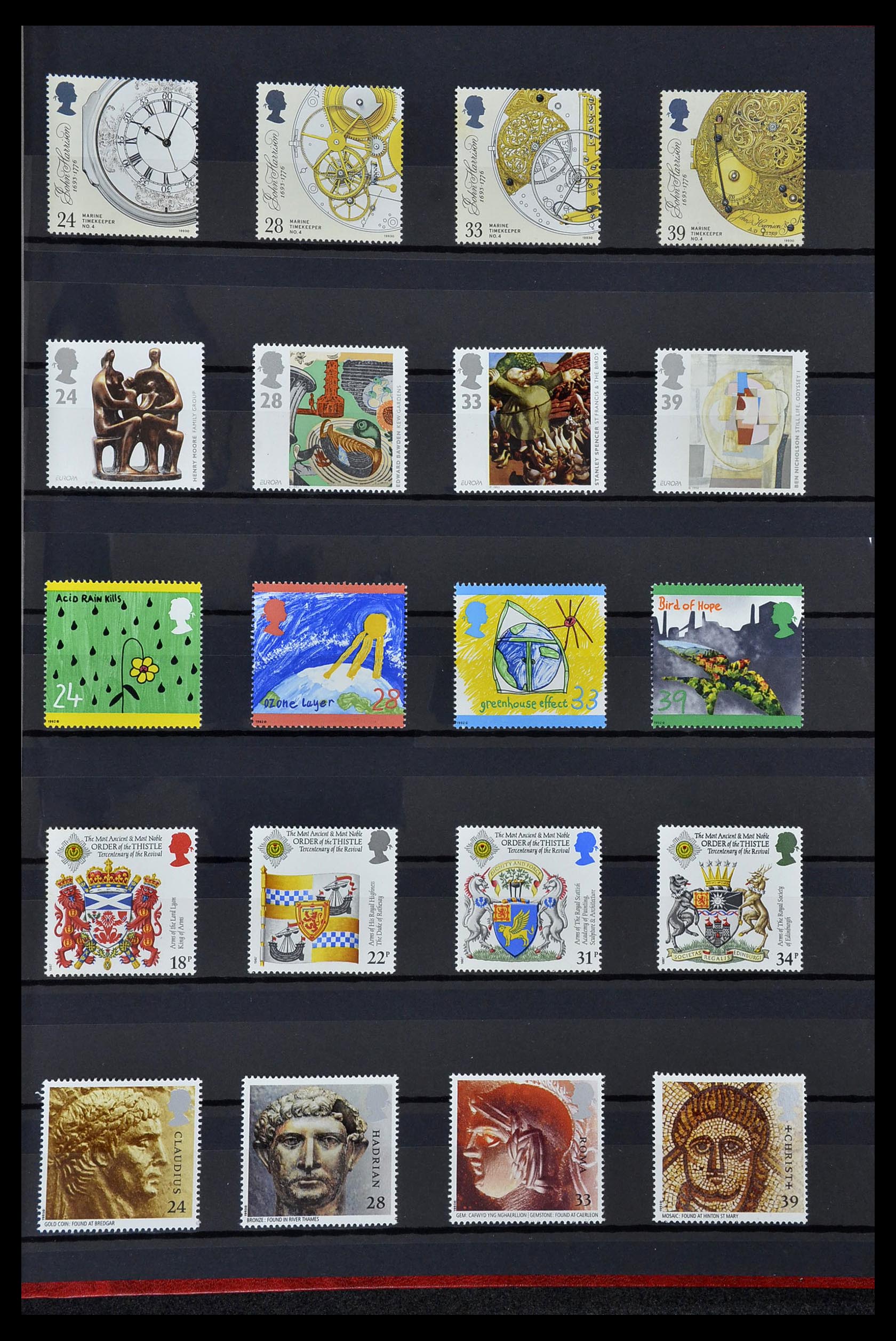 34328 014 - Postzegelverzameling 34328 Engeland 1972-2020!