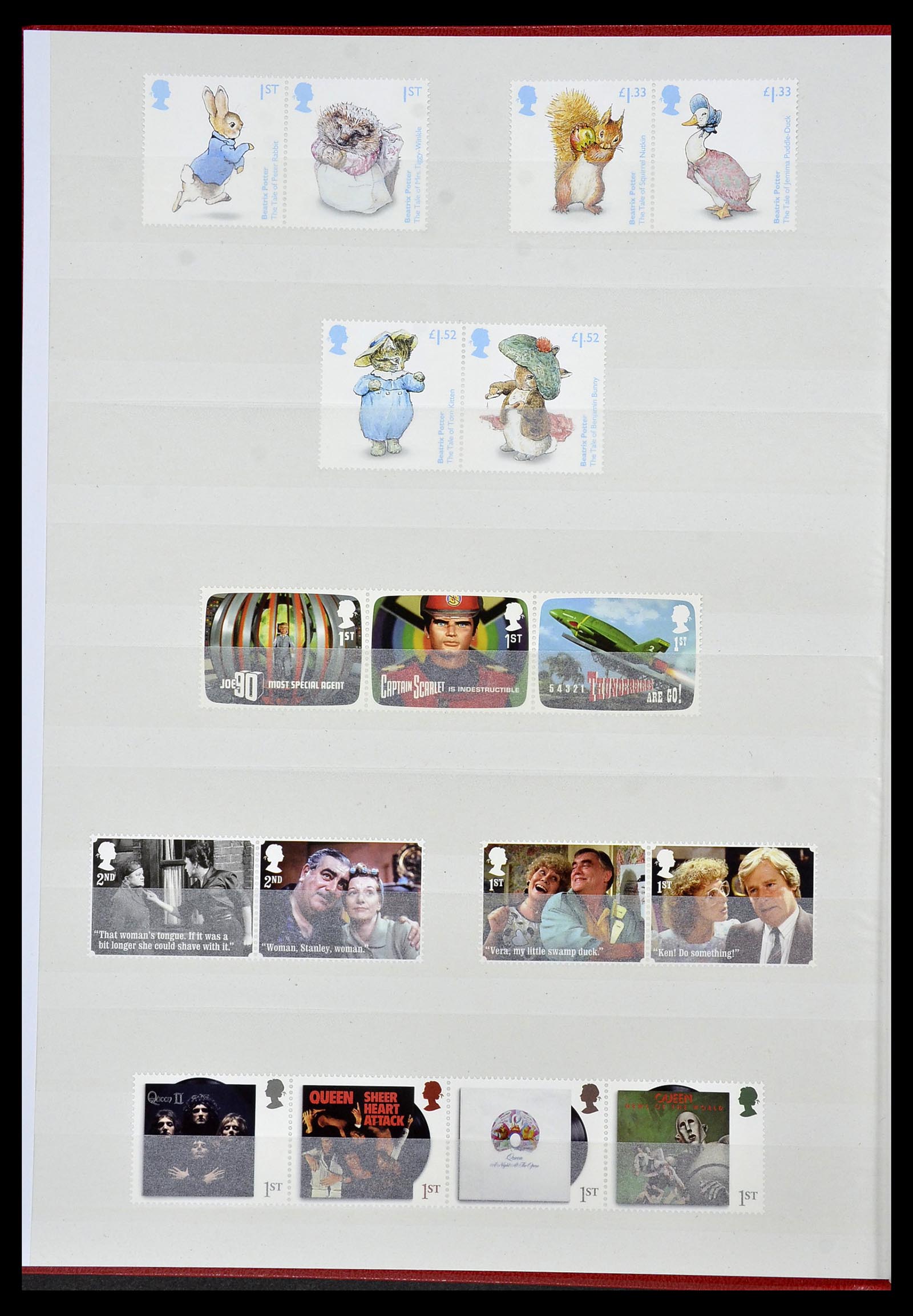 34328 080 - Postzegelverzameling 34328 Engeland 1972-2020!
