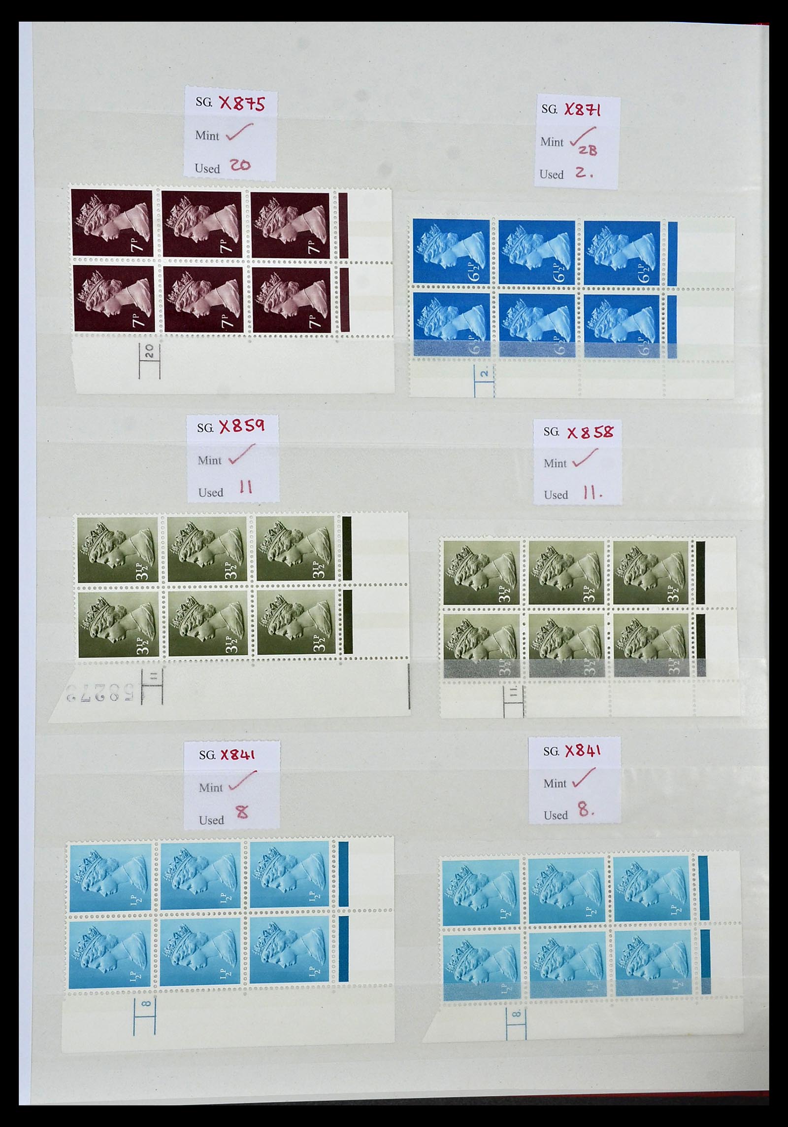 34328 089 - Postzegelverzameling 34328 Engeland 1972-2020!