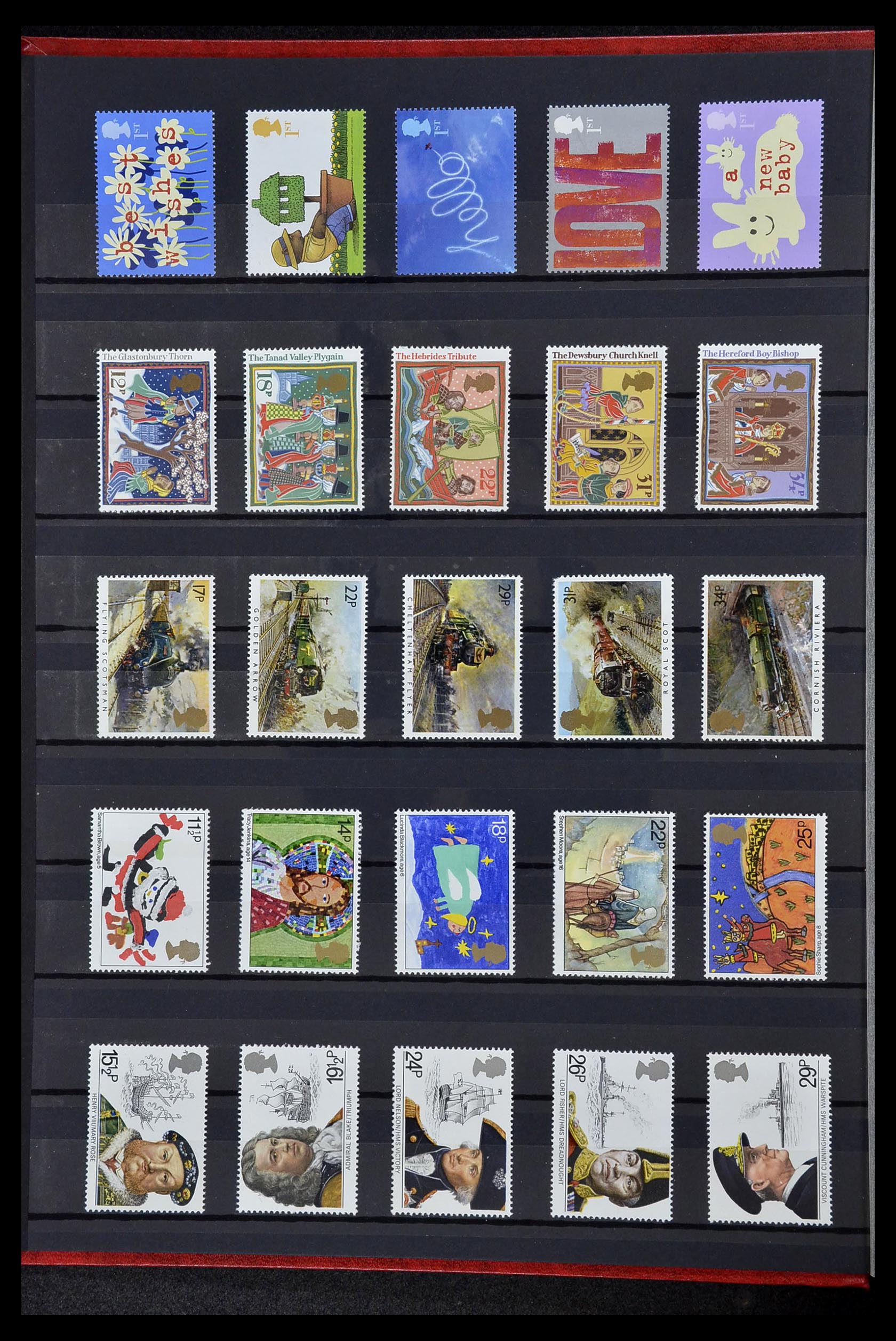 34328 091 - Postzegelverzameling 34328 Engeland 1972-2020!