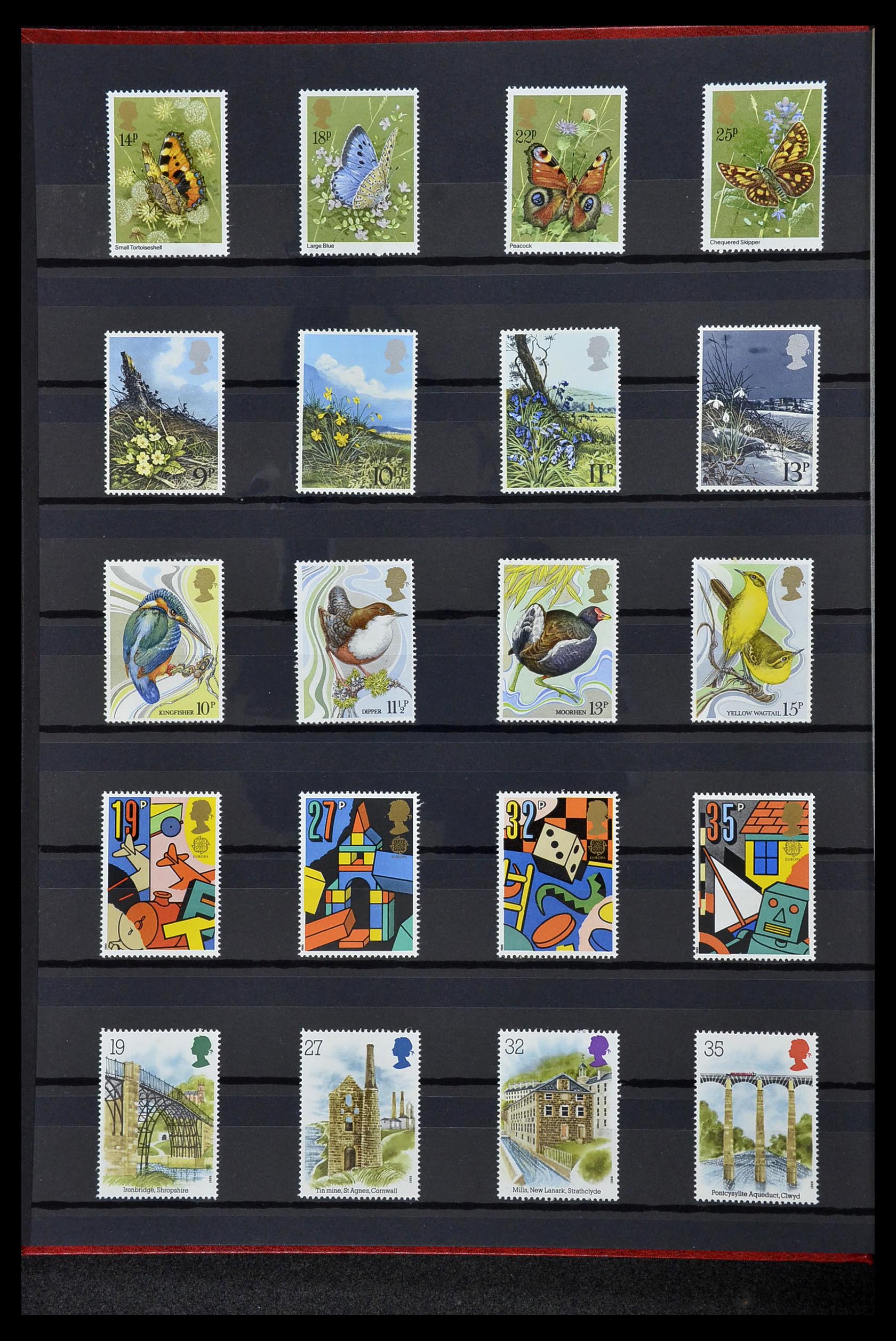 34328 097 - Postzegelverzameling 34328 Engeland 1972-2020!