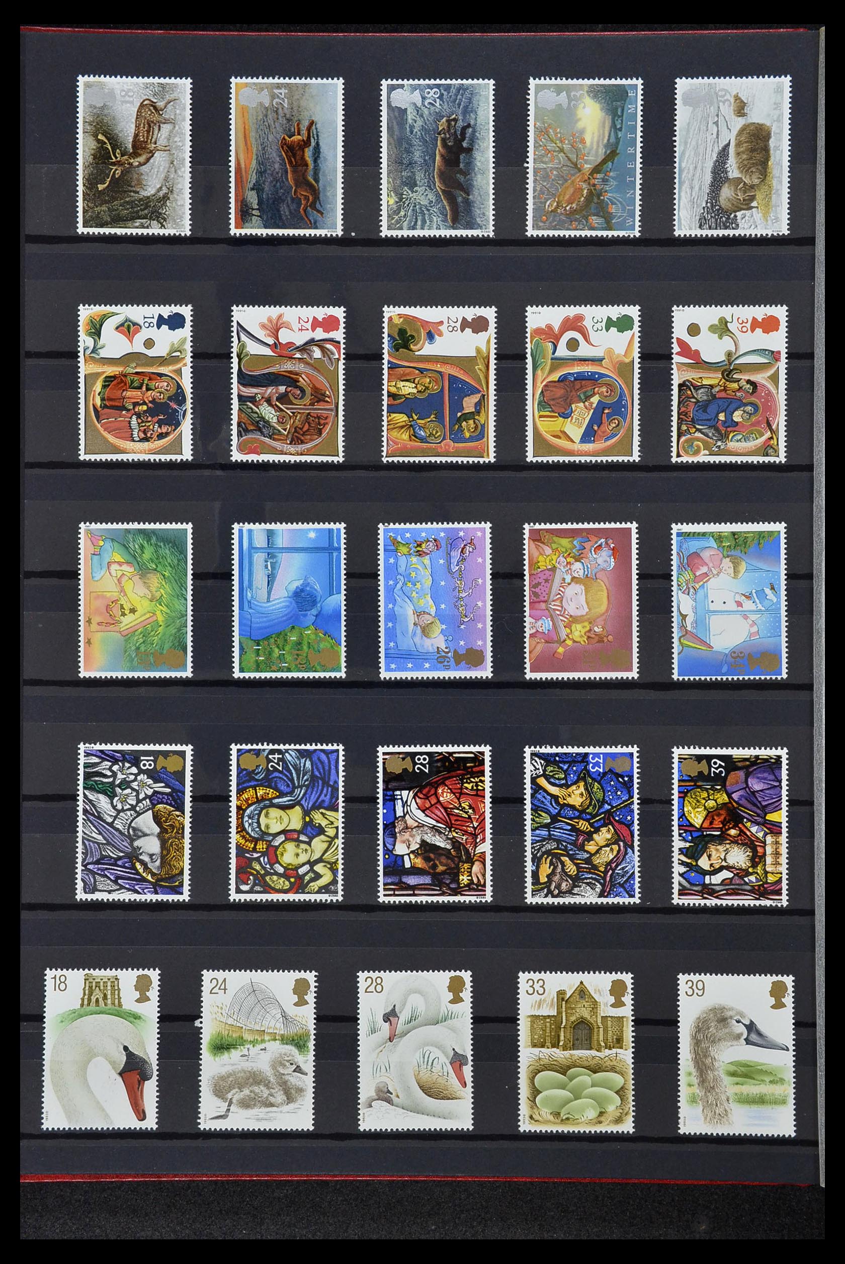 34328 105 - Postzegelverzameling 34328 Engeland 1972-2020!
