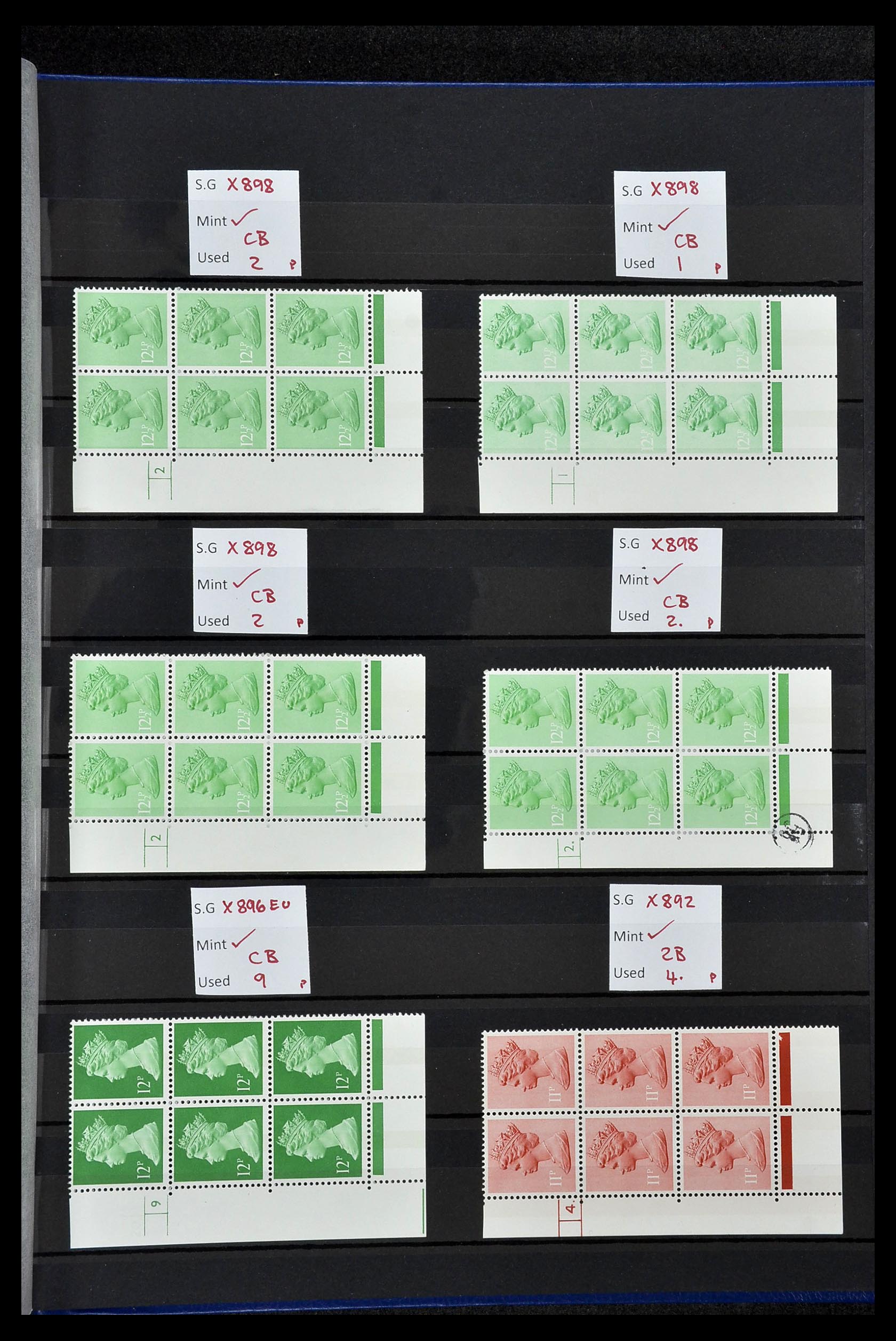 34328 123 - Postzegelverzameling 34328 Engeland 1972-2020!