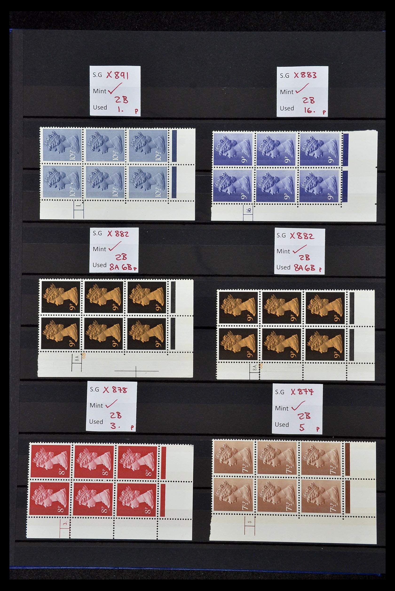 34328 125 - Postzegelverzameling 34328 Engeland 1972-2020!