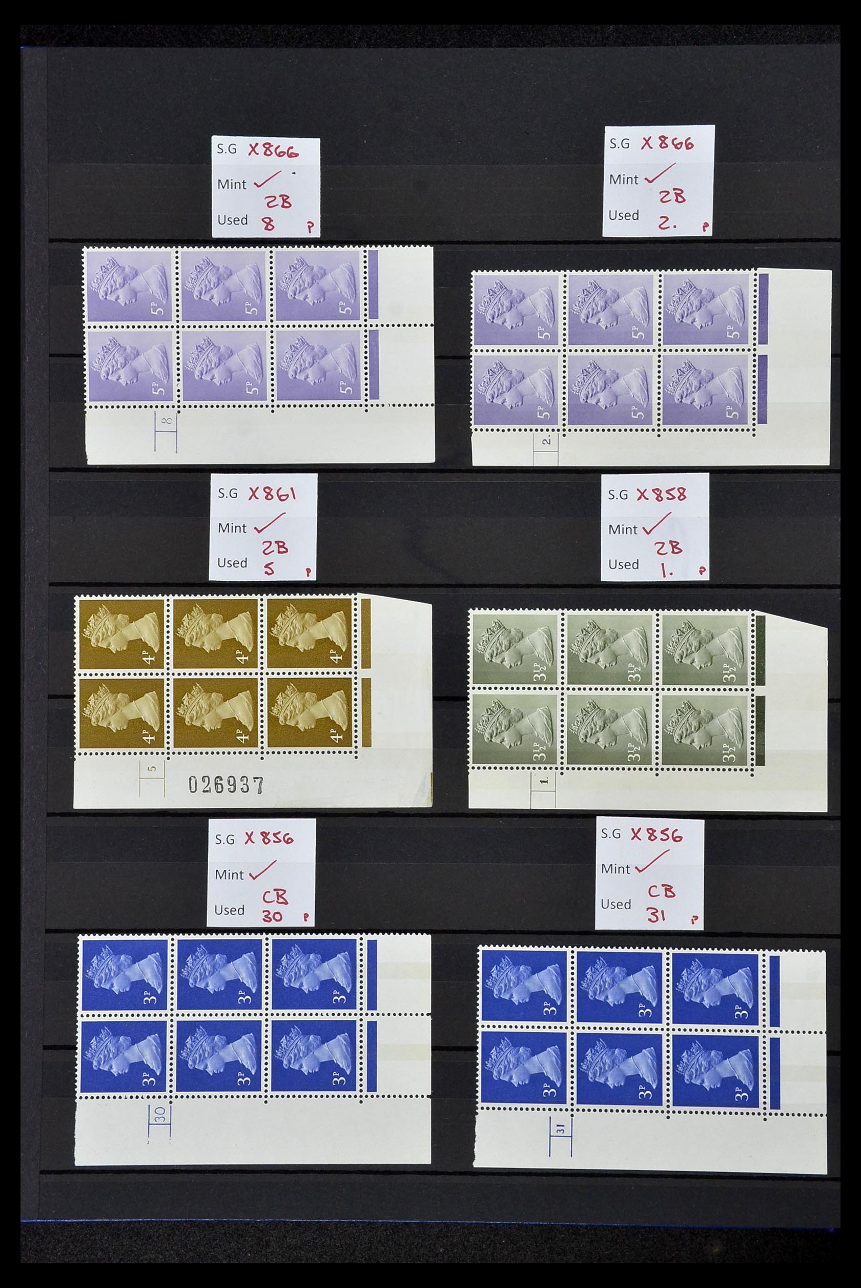 34328 127 - Postzegelverzameling 34328 Engeland 1972-2020!