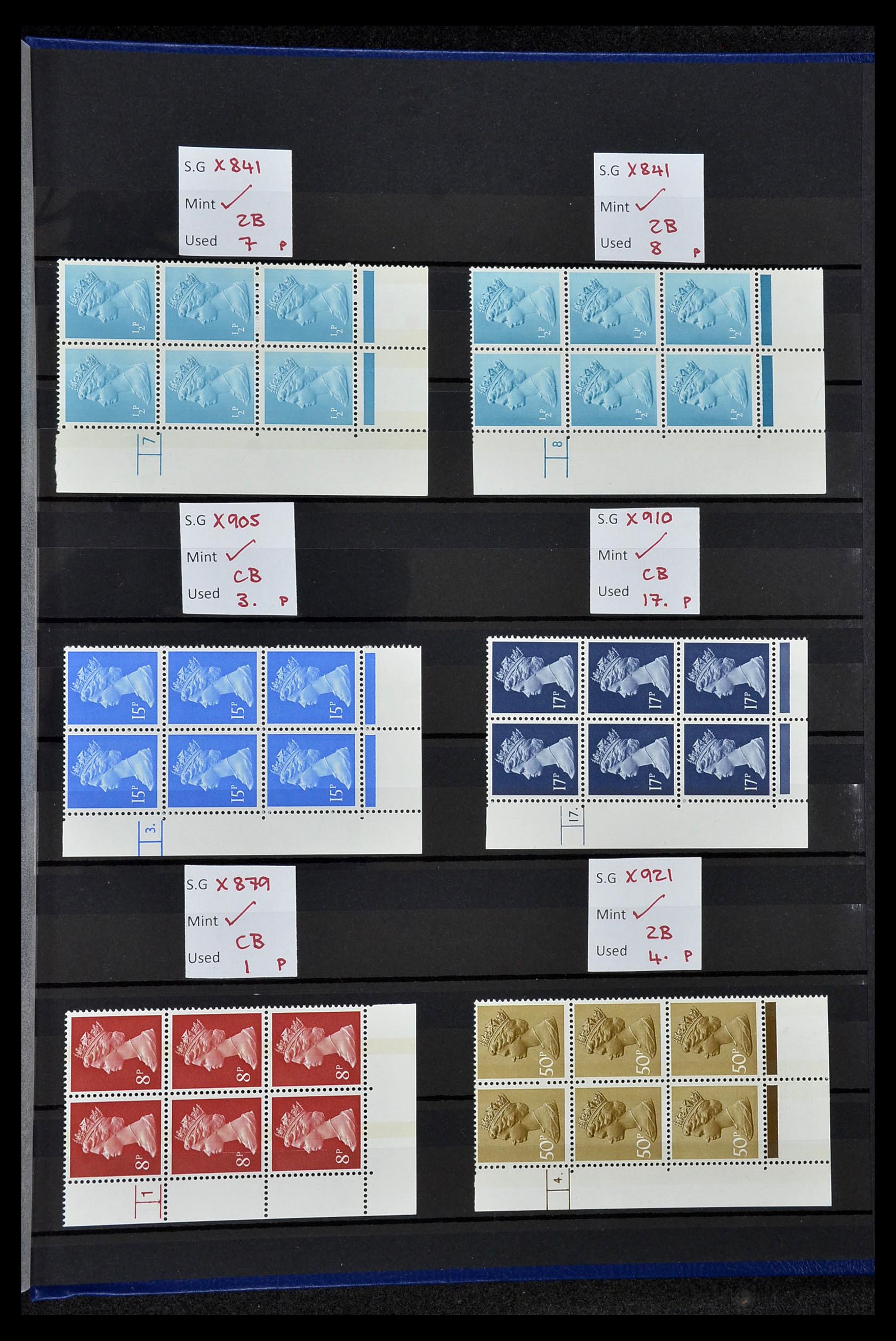 34328 130 - Postzegelverzameling 34328 Engeland 1972-2020!