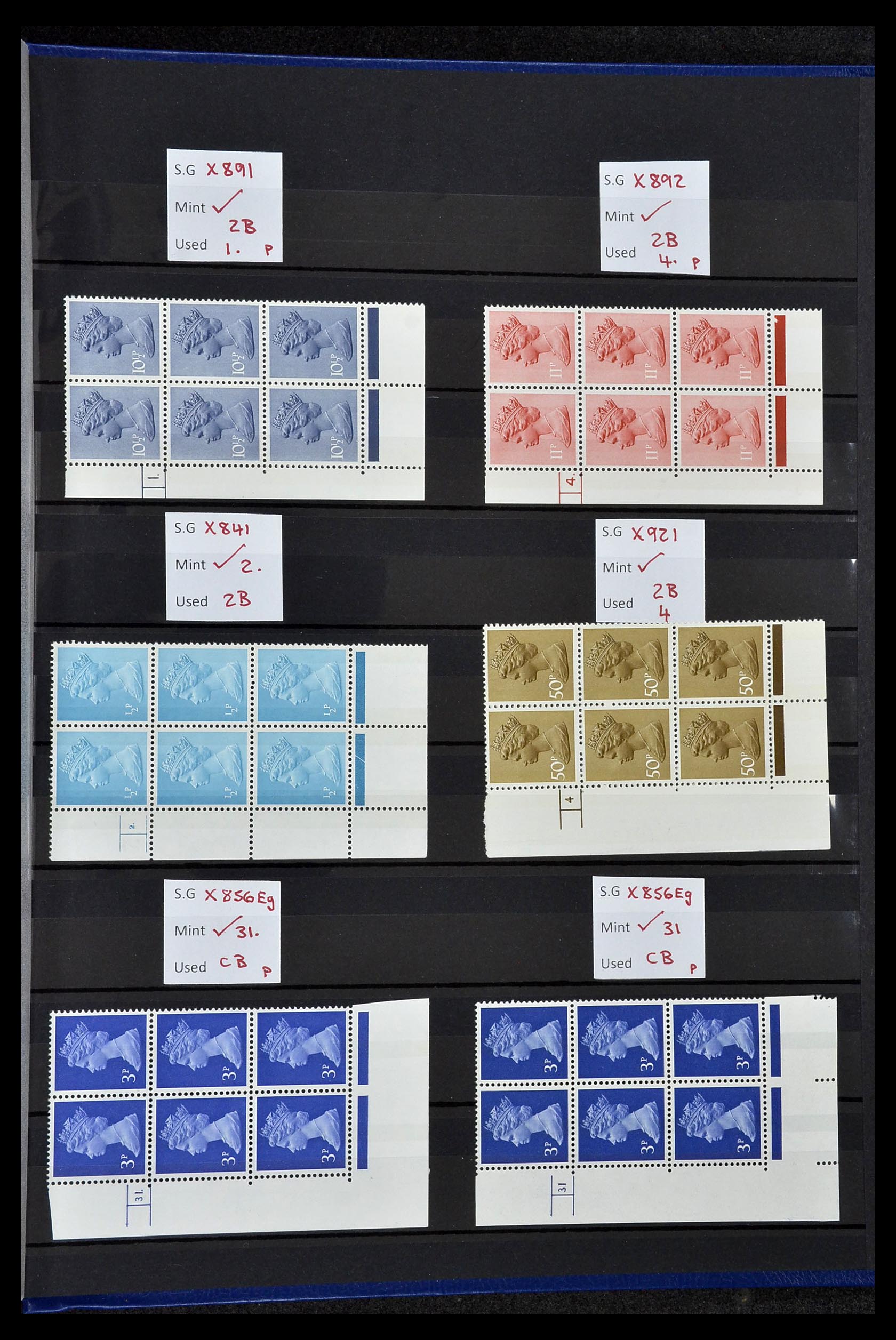 34328 132 - Postzegelverzameling 34328 Engeland 1972-2020!