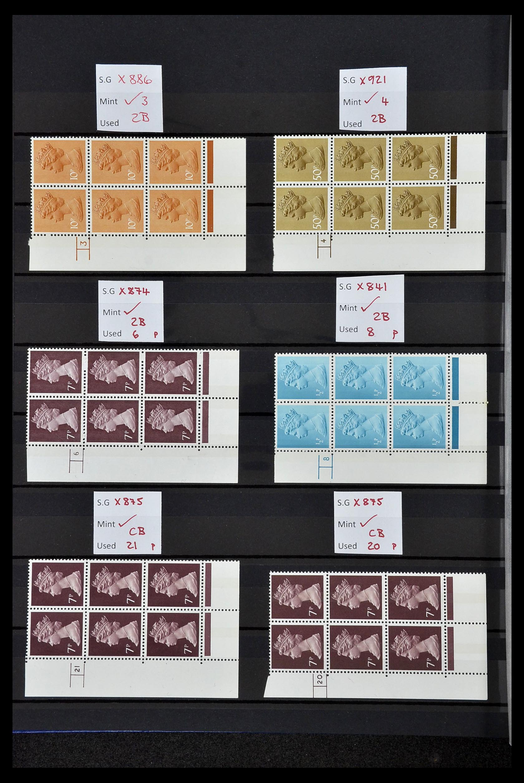 34328 133 - Postzegelverzameling 34328 Engeland 1972-2020!