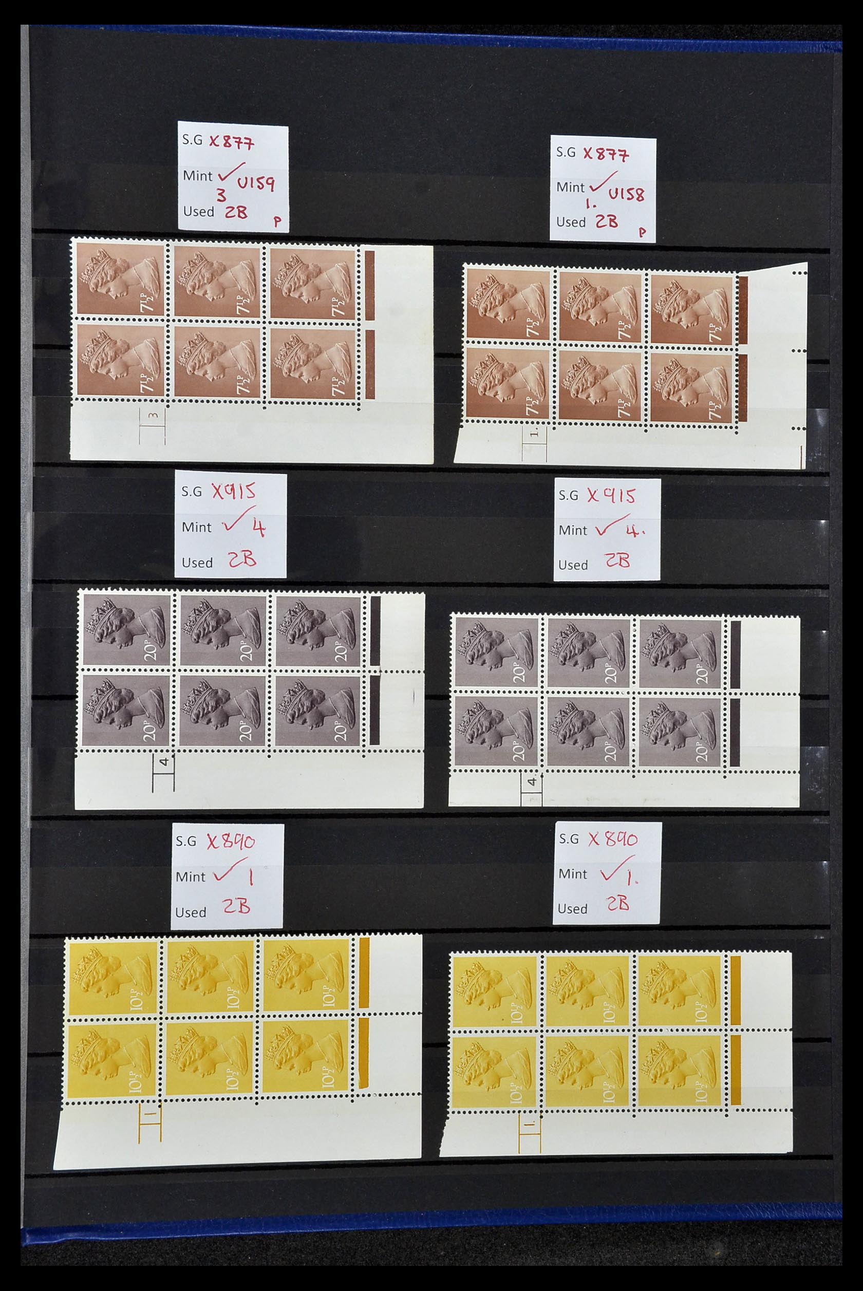 34328 134 - Postzegelverzameling 34328 Engeland 1972-2020!