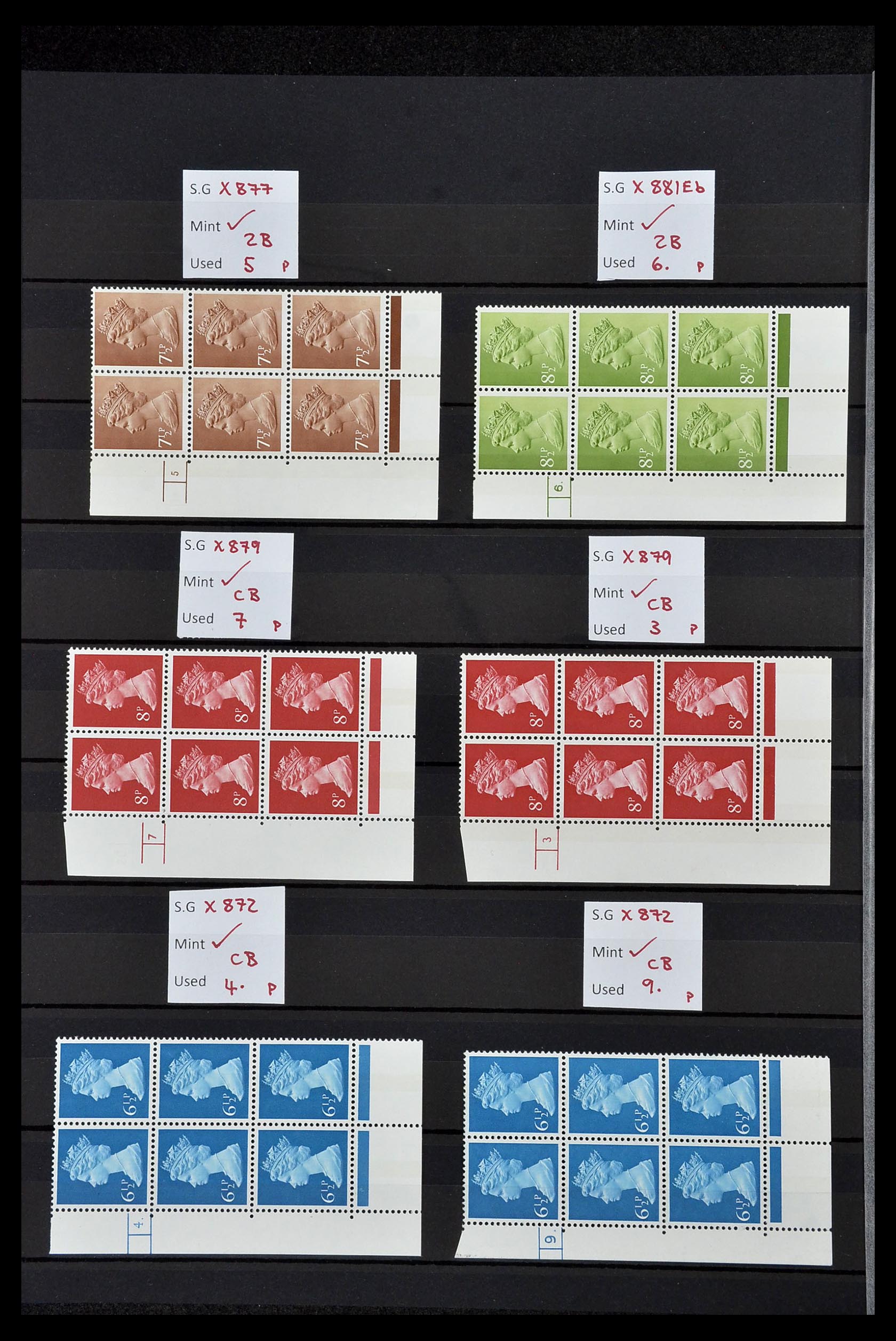 34328 135 - Postzegelverzameling 34328 Engeland 1972-2020!