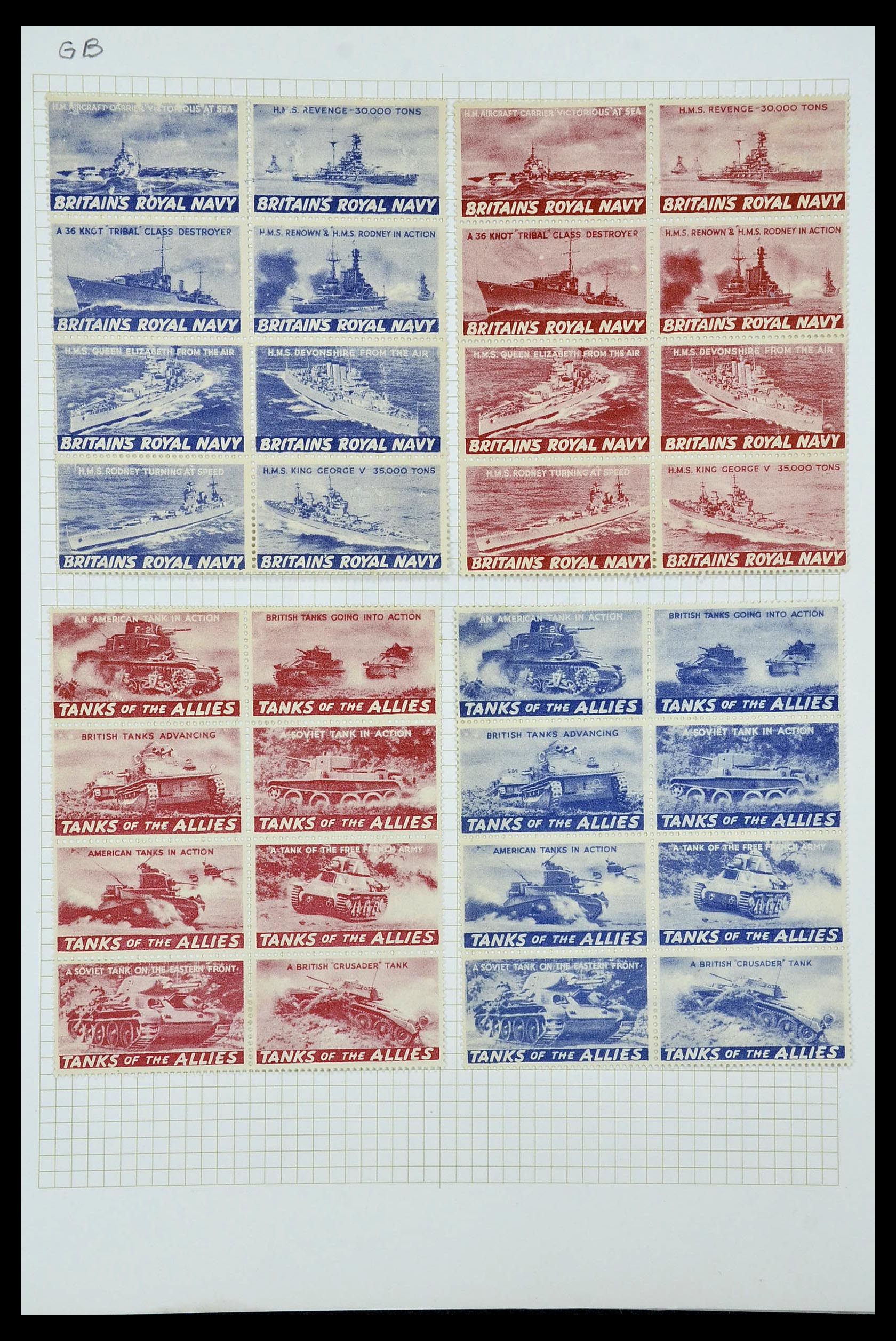 34330 001 - Stamp collection 34330 World fiscal and cinderella's.