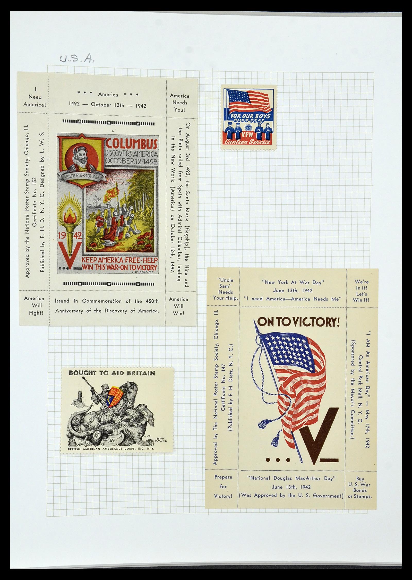 34330 015 - Postzegelverzameling 34330 Wereld fiscaal en cinderella's.