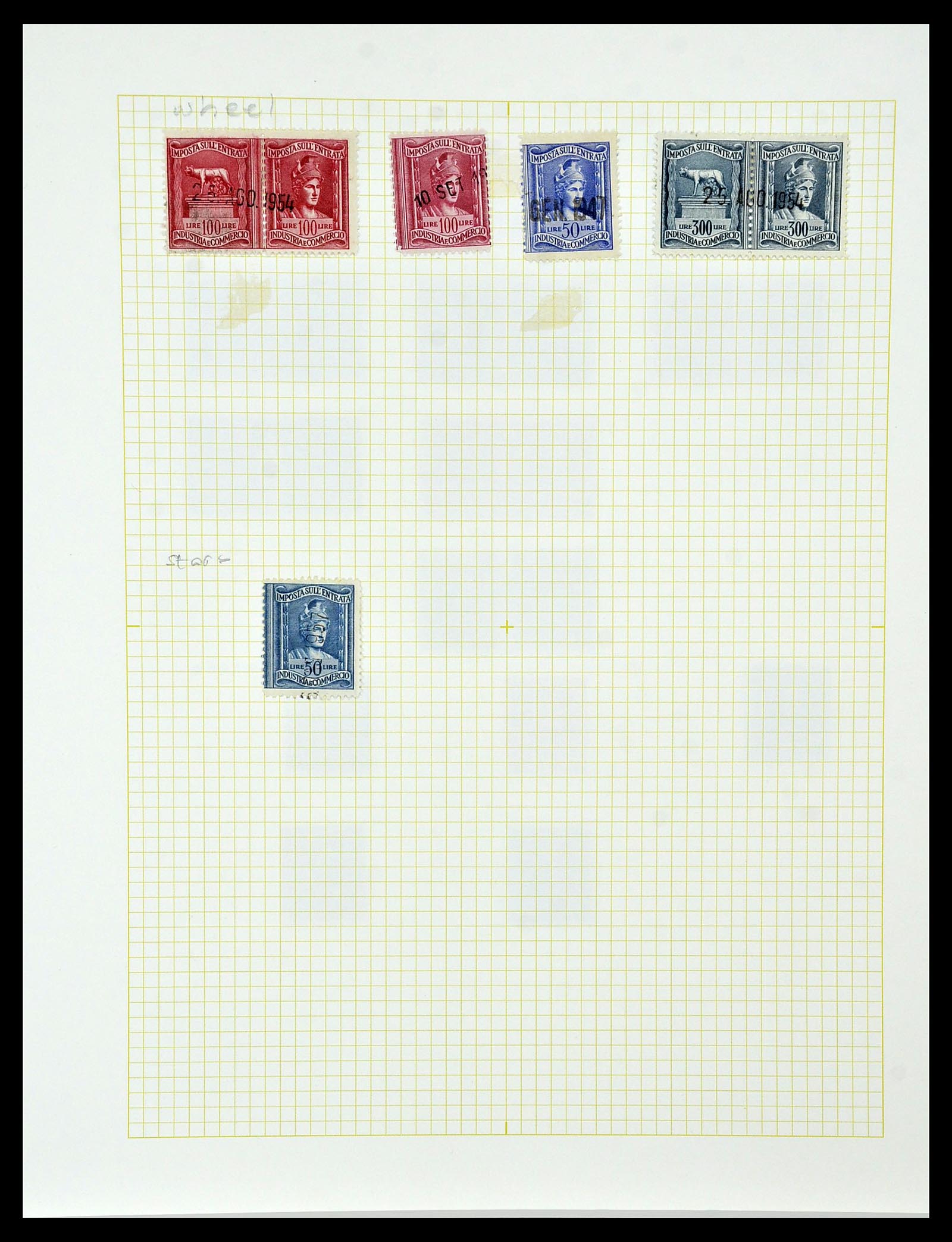 34330 029 - Stamp collection 34330 World fiscal and cinderella's.