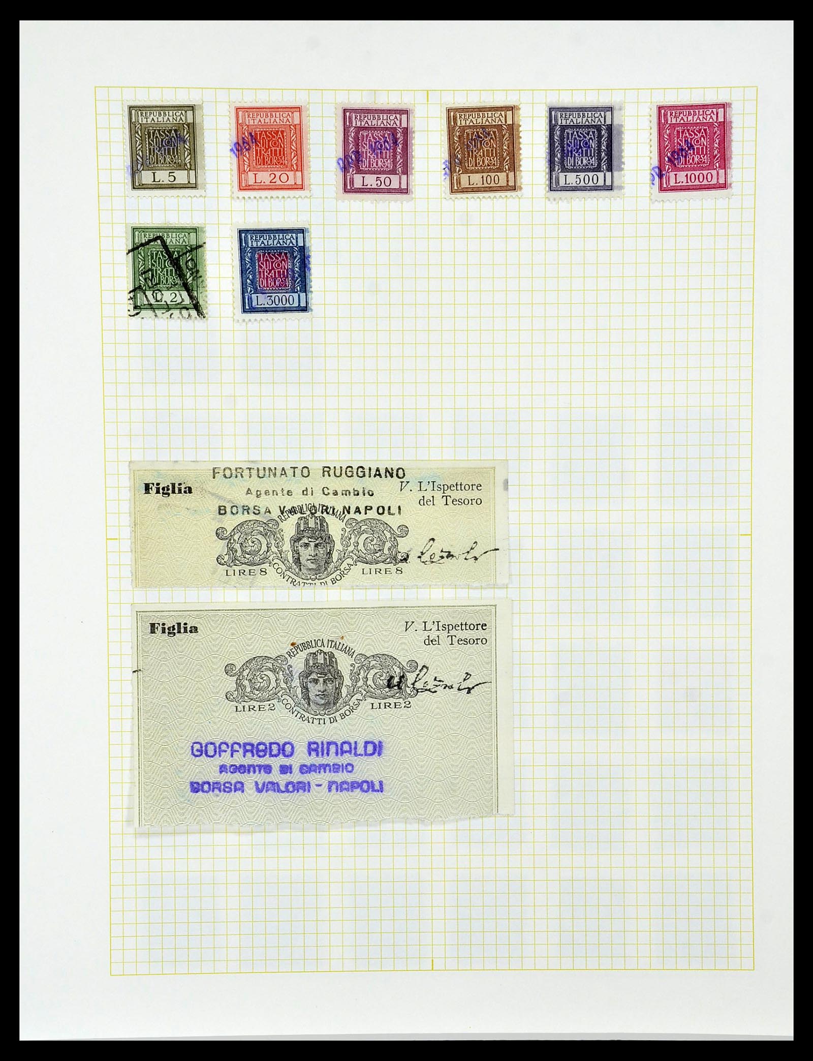 34330 035 - Stamp collection 34330 World fiscal and cinderella's.