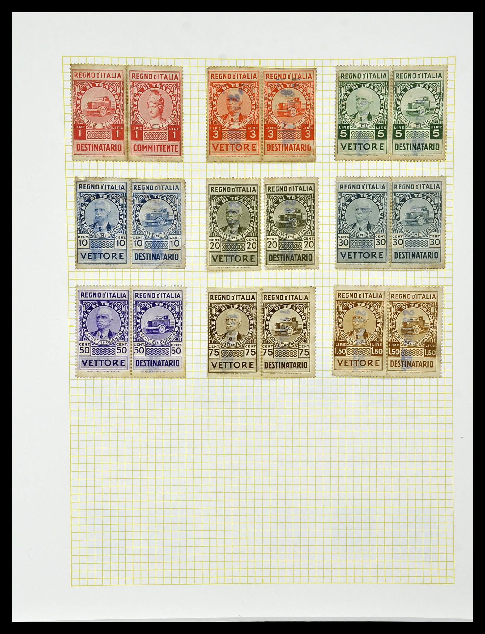 34330 040 - Stamp collection 34330 World fiscal and cinderella's.