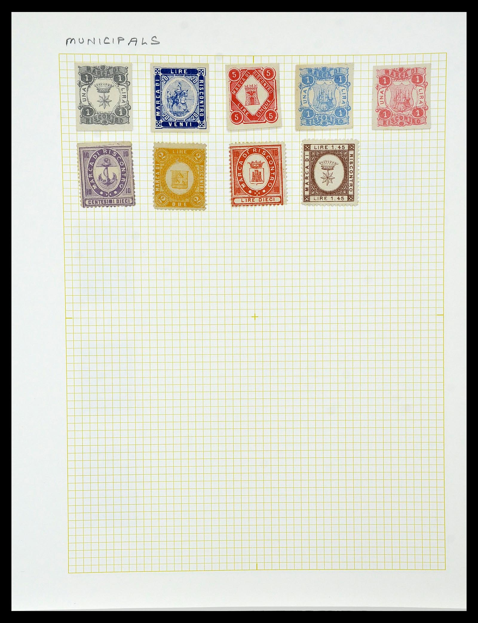 34330 043 - Stamp collection 34330 World fiscal and cinderella's.