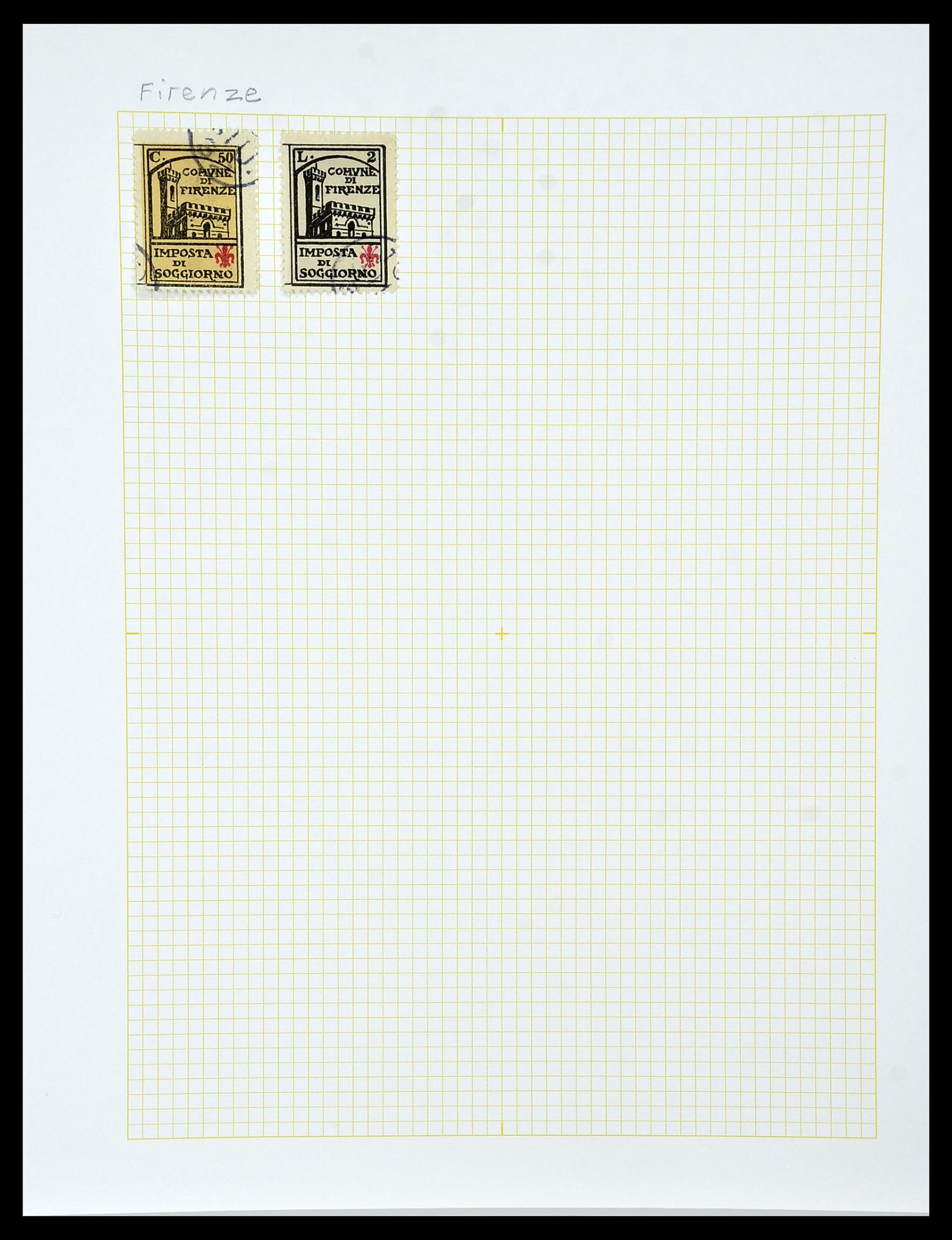 34330 055 - Stamp collection 34330 World fiscal and cinderella's.