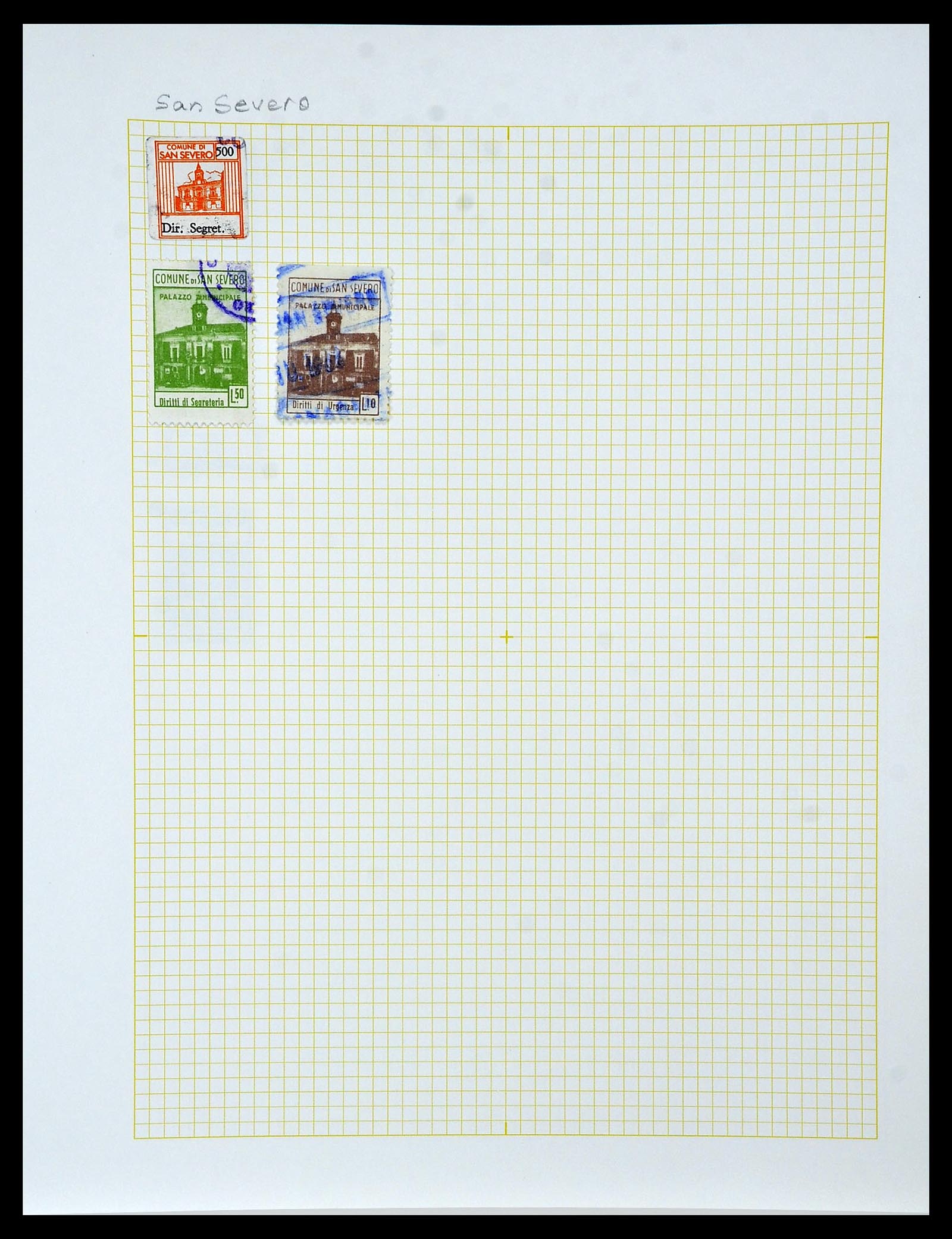 34330 076 - Stamp collection 34330 World fiscal and cinderella's.
