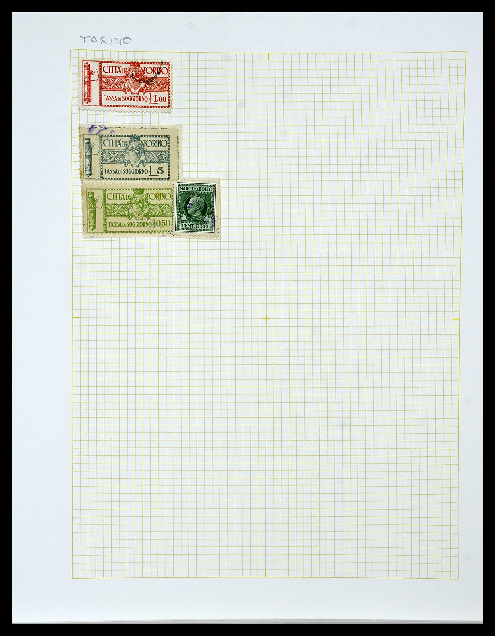 34330 079 - Stamp collection 34330 World fiscal and cinderella's.