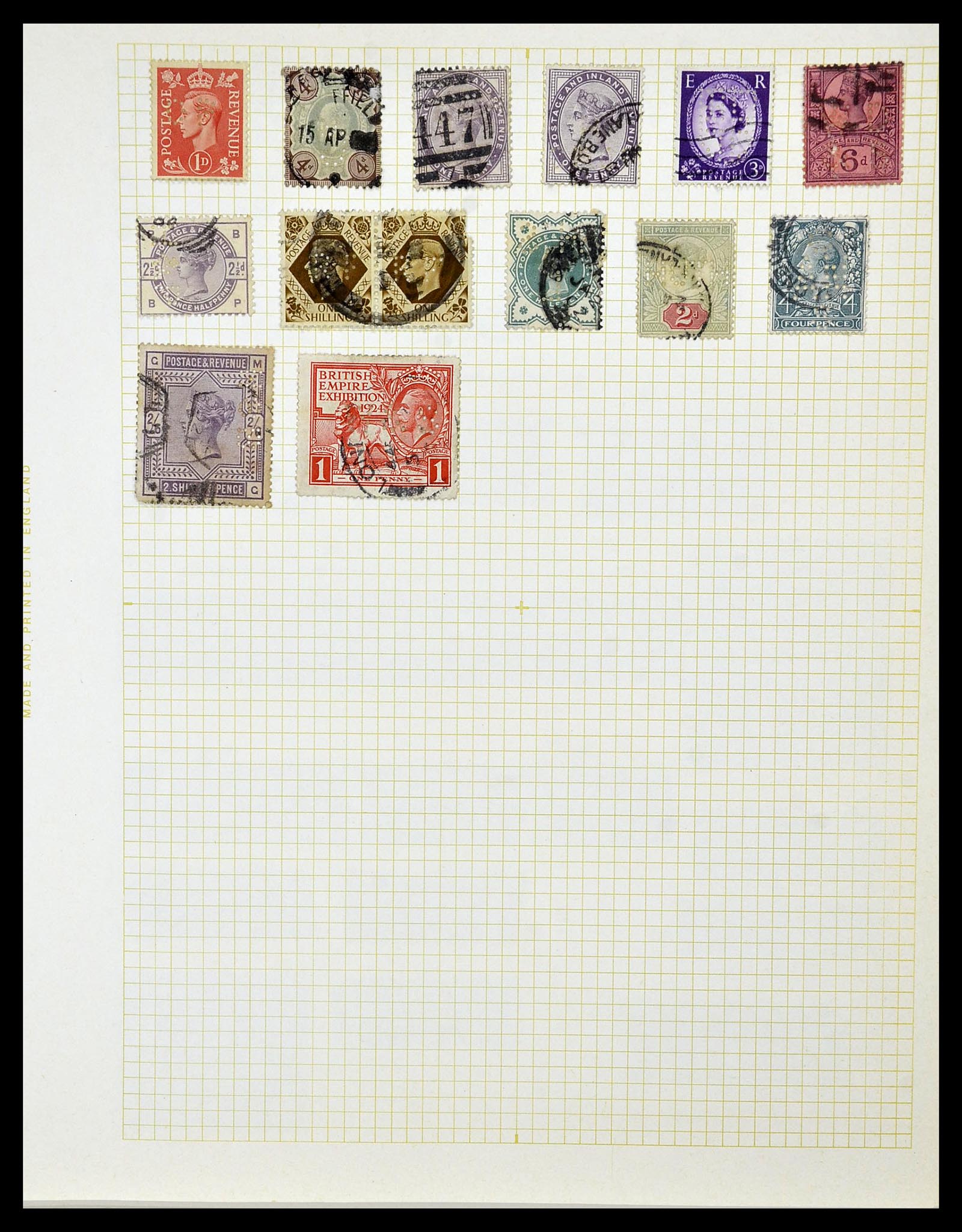 34330 095 - Stamp collection 34330 World fiscal and cinderella's.