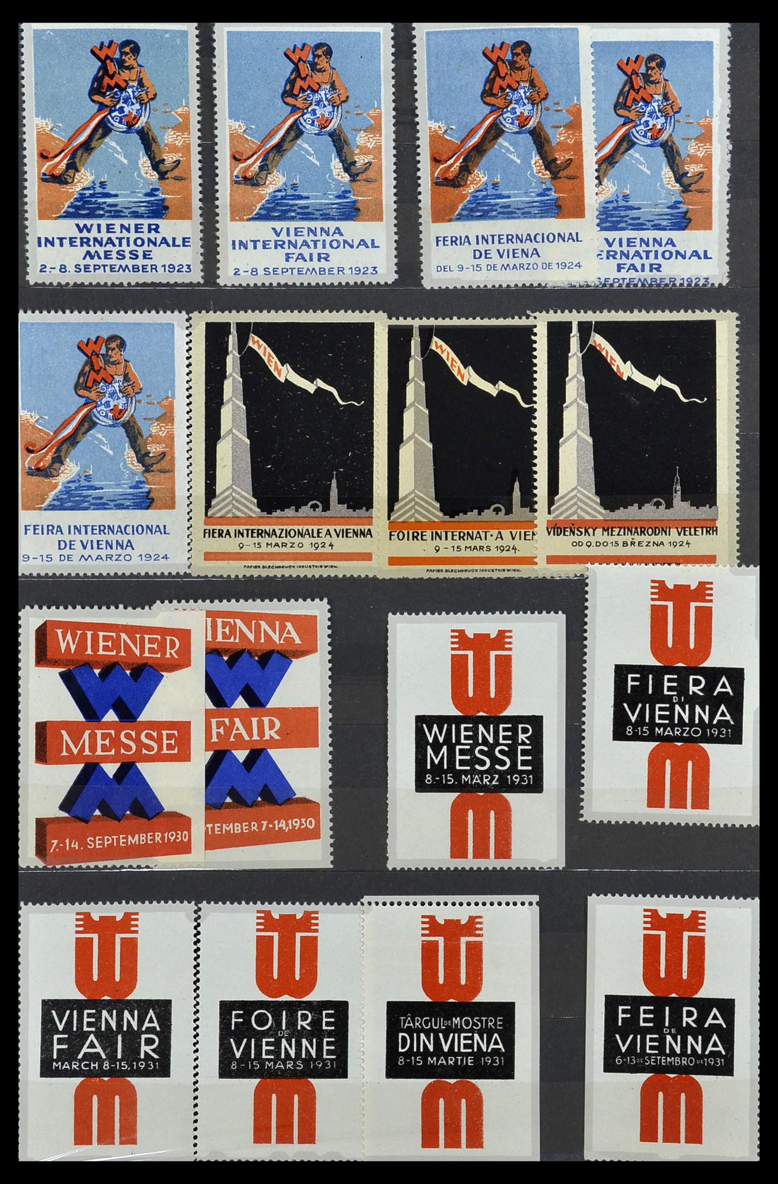 34330 940 - Stamp collection 34330 World fiscal and cinderella's.
