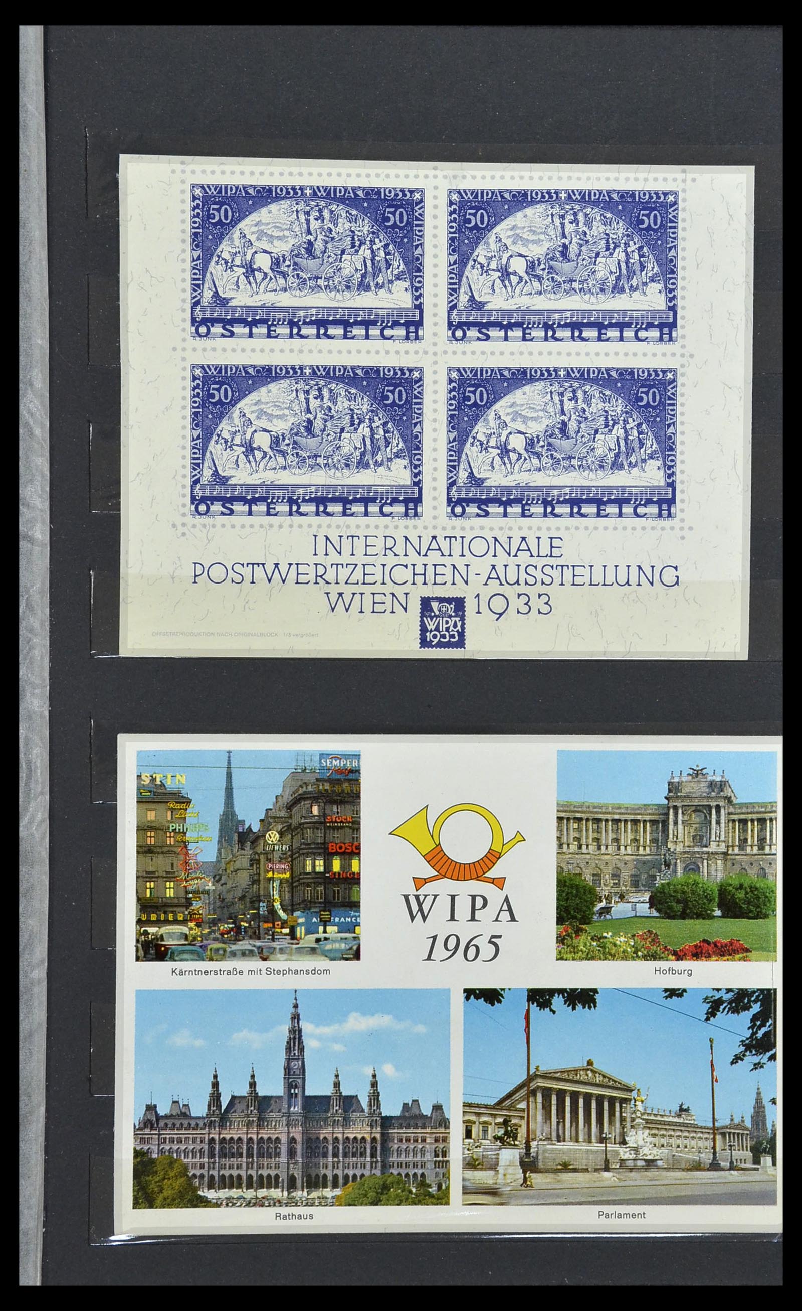 34330 950 - Stamp collection 34330 World fiscal and cinderella's.