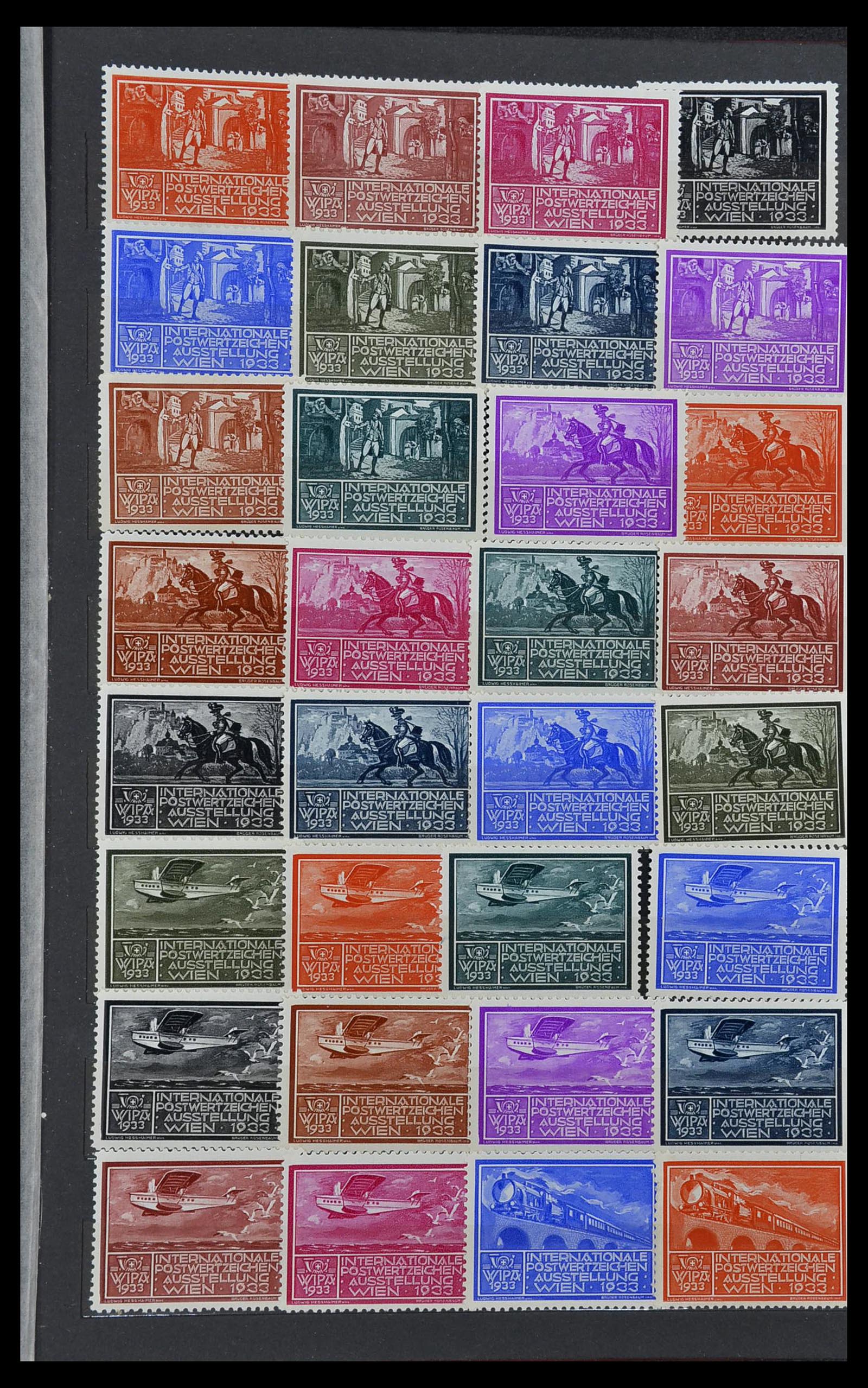 34330 954 - Stamp collection 34330 World fiscal and cinderella's.