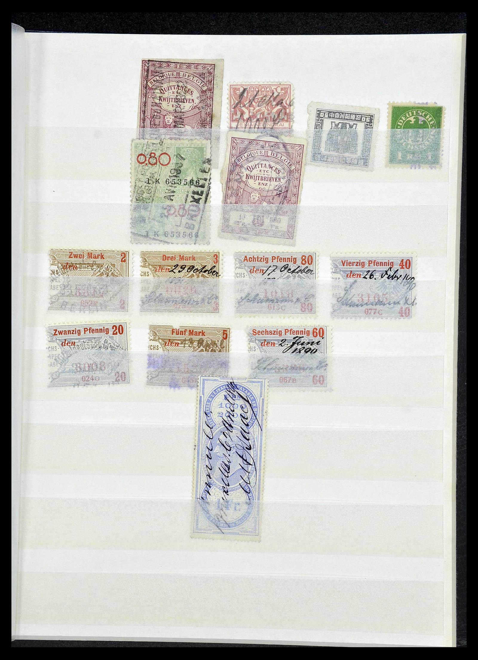 34330 973 - Postzegelverzameling 34330 Wereld fiscaal en cinderella's.
