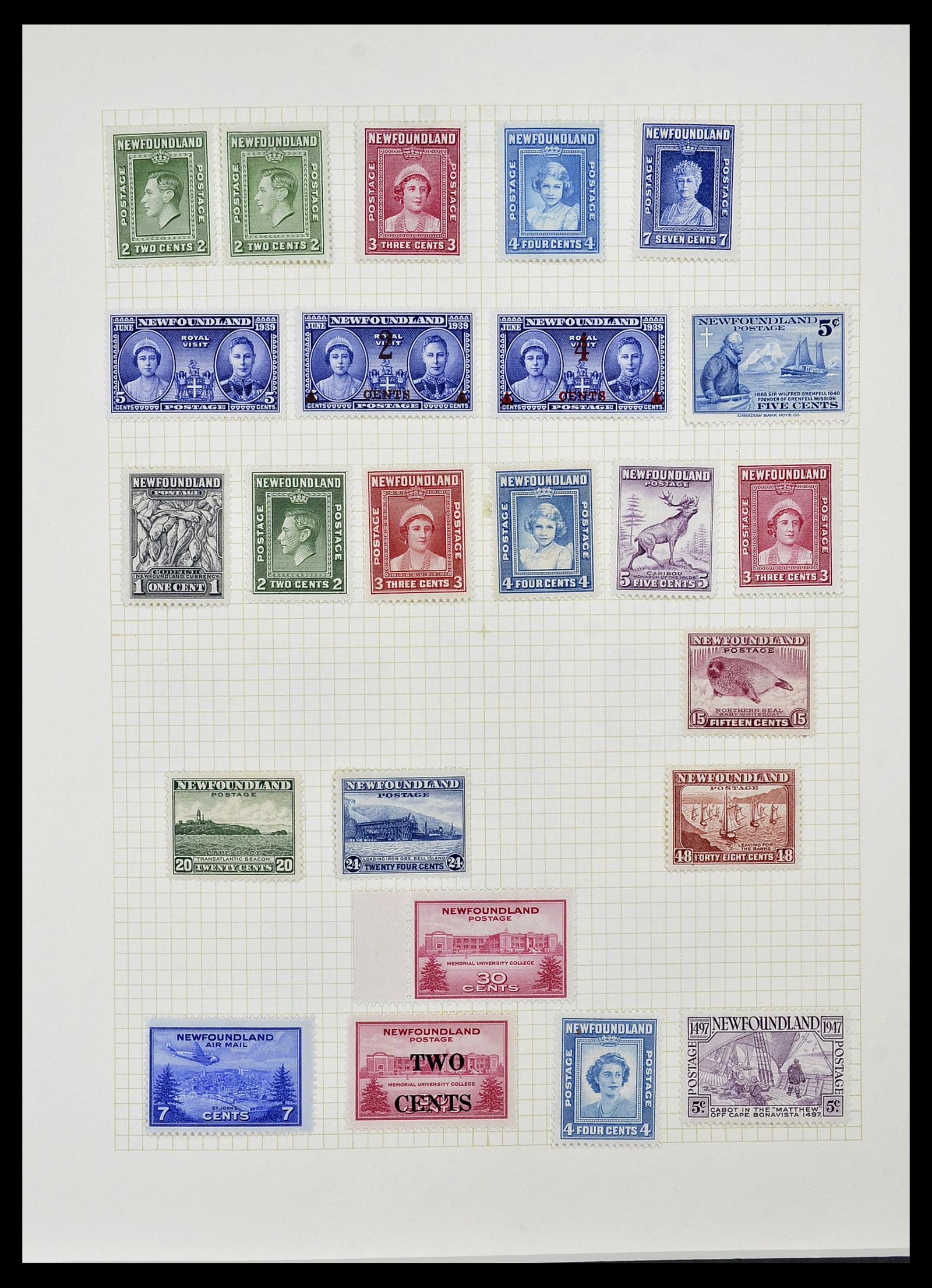 34331 005 - Postzegelverzameling 34331 Engelse koloniën 1937-1995.