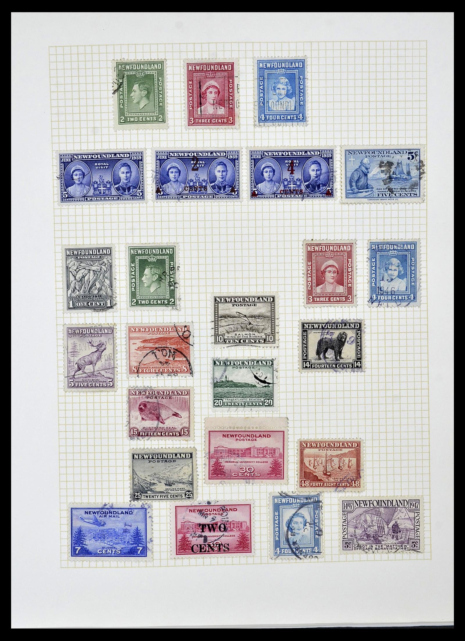 34331 006 - Postzegelverzameling 34331 Engelse koloniën 1937-1995.