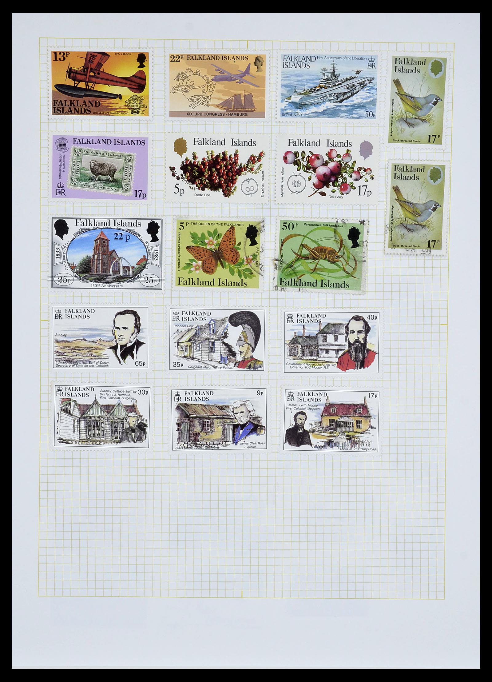 34331 030 - Postzegelverzameling 34331 Engelse koloniën 1937-1995.