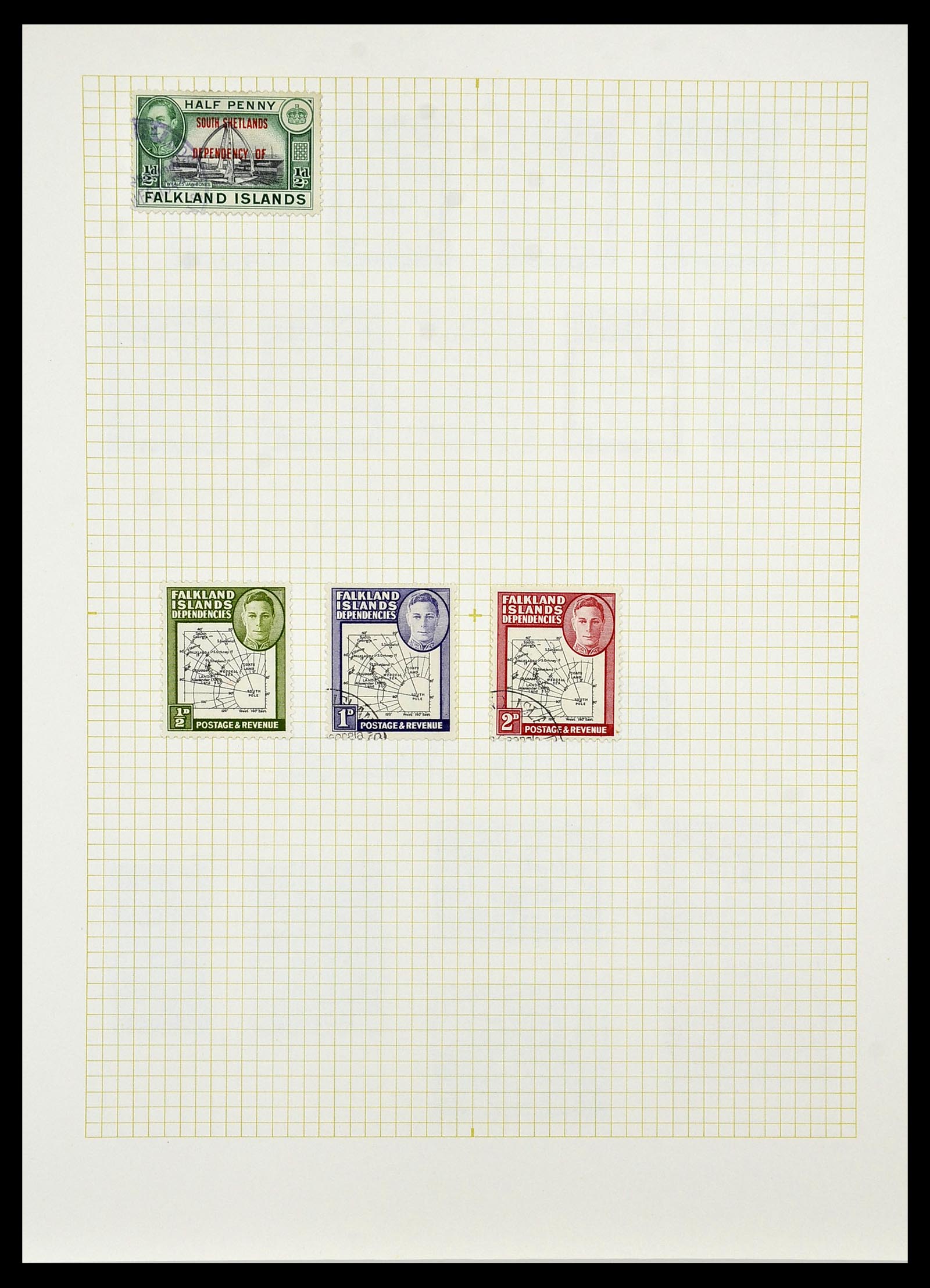 34331 037 - Postzegelverzameling 34331 Engelse koloniën 1937-1995.