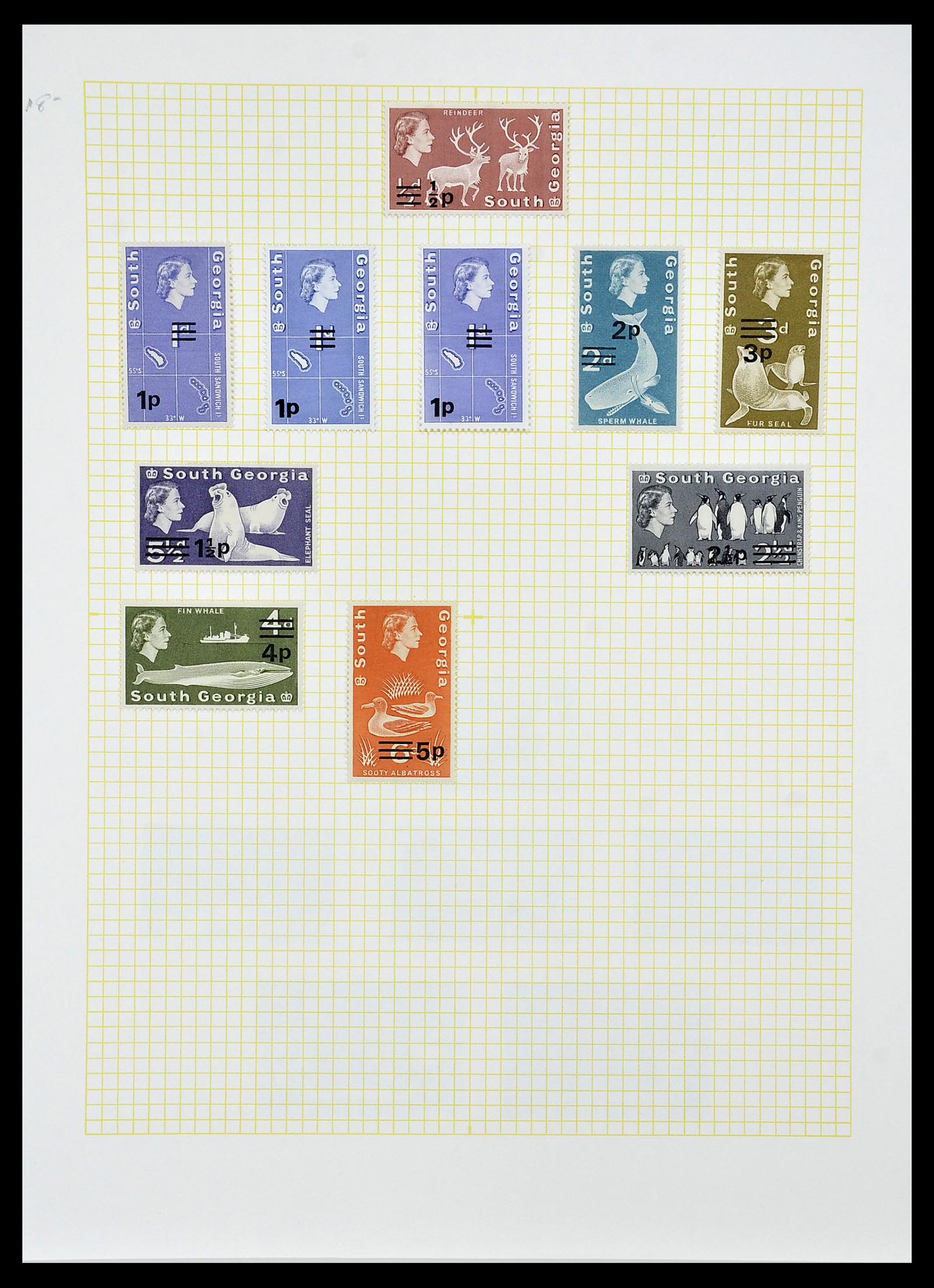 34331 048 - Postzegelverzameling 34331 Engelse koloniën 1937-1995.