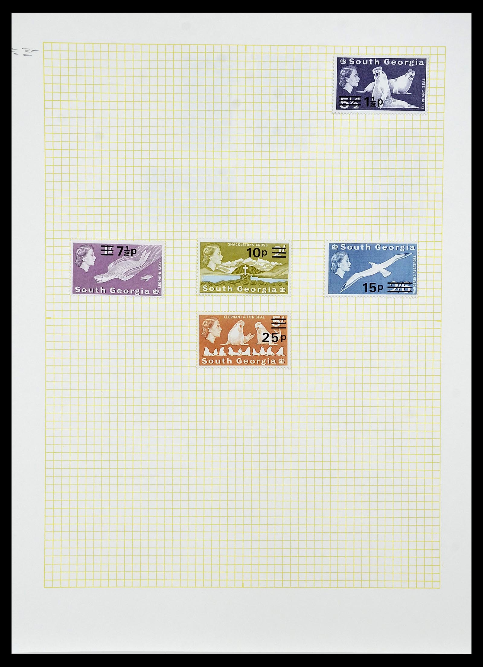 34331 050 - Postzegelverzameling 34331 Engelse koloniën 1937-1995.