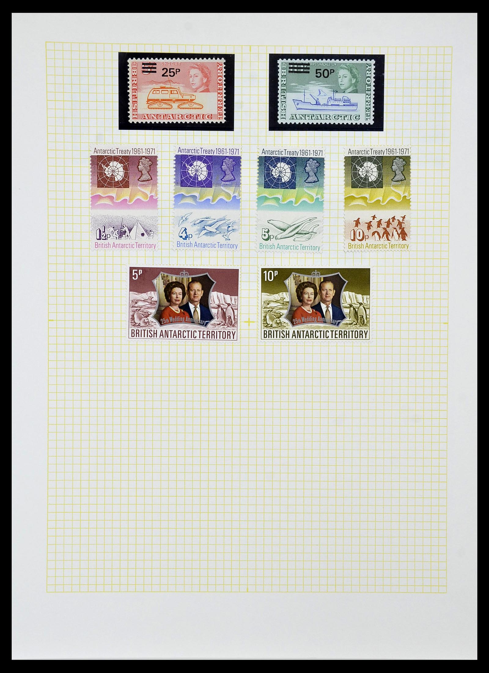 34331 057 - Postzegelverzameling 34331 Engelse koloniën 1937-1995.