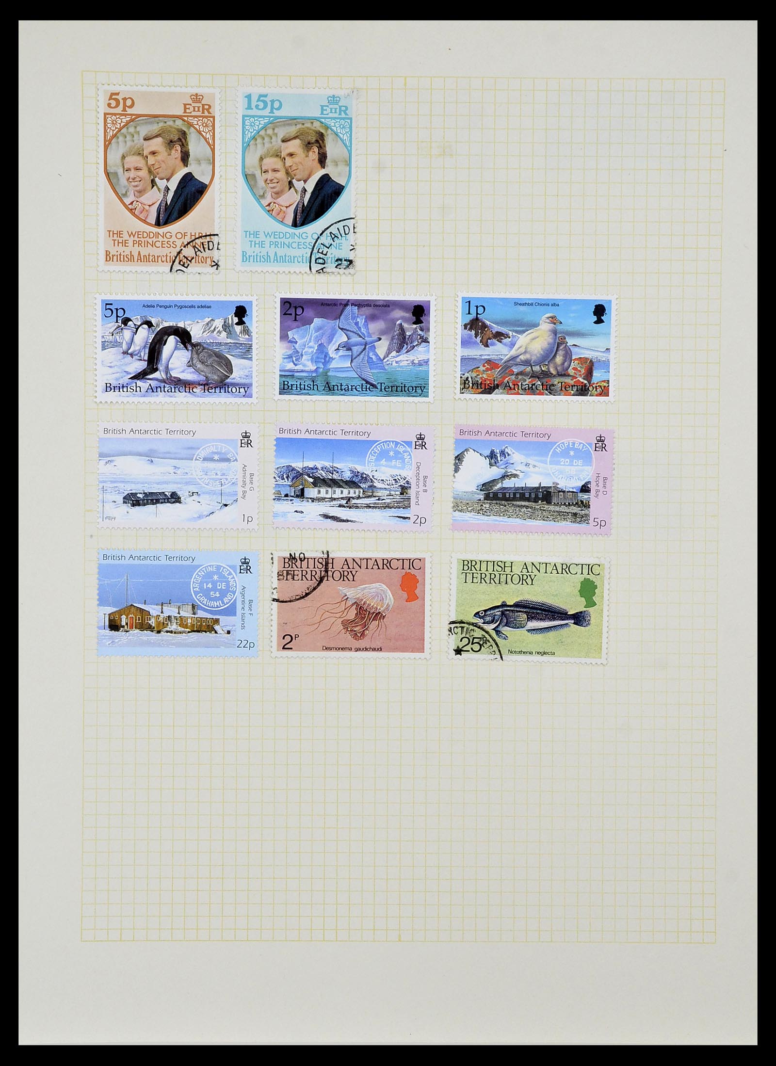 34331 062 - Postzegelverzameling 34331 Engelse koloniën 1937-1995.