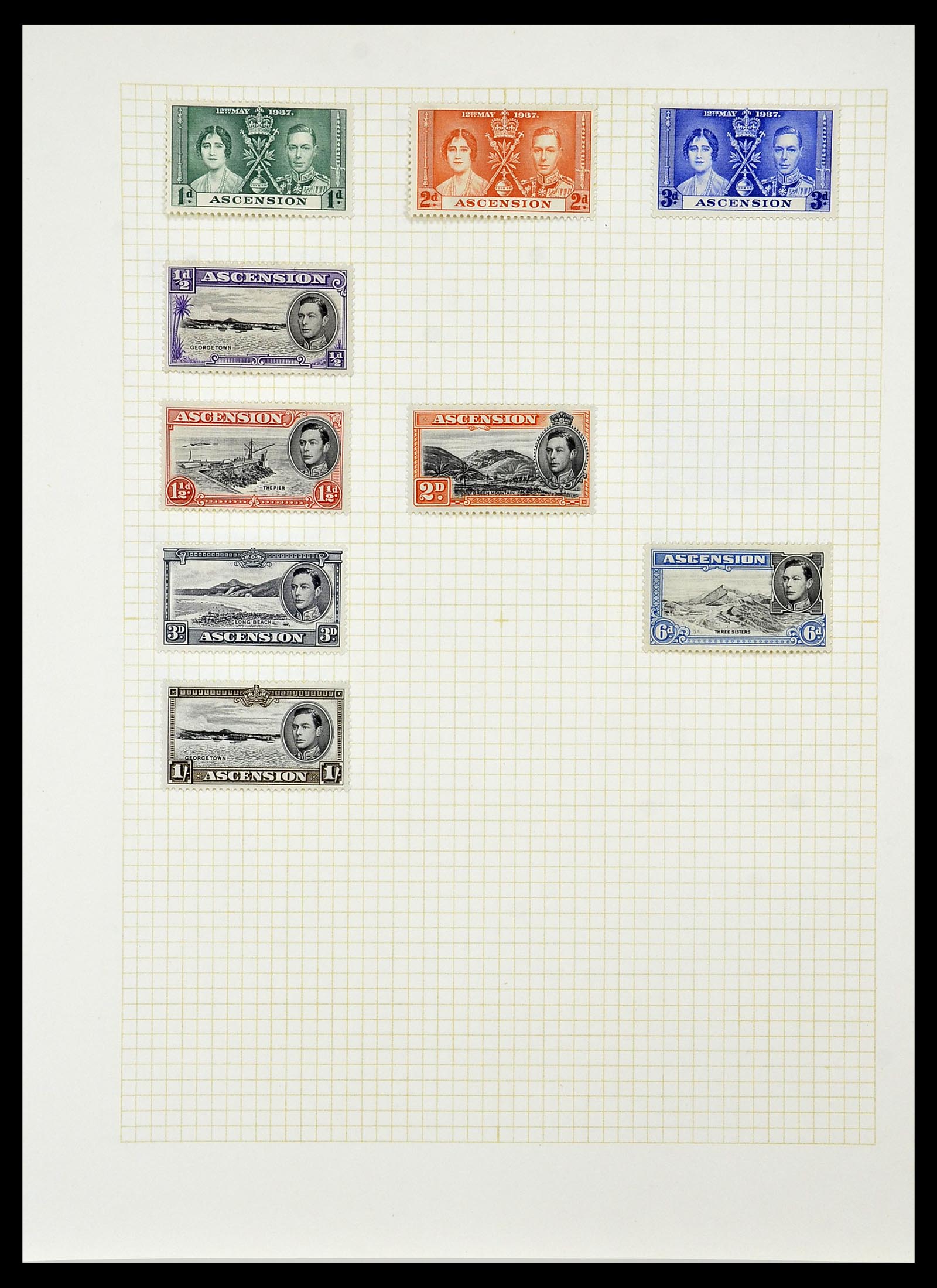 34331 063 - Postzegelverzameling 34331 Engelse koloniën 1937-1995.
