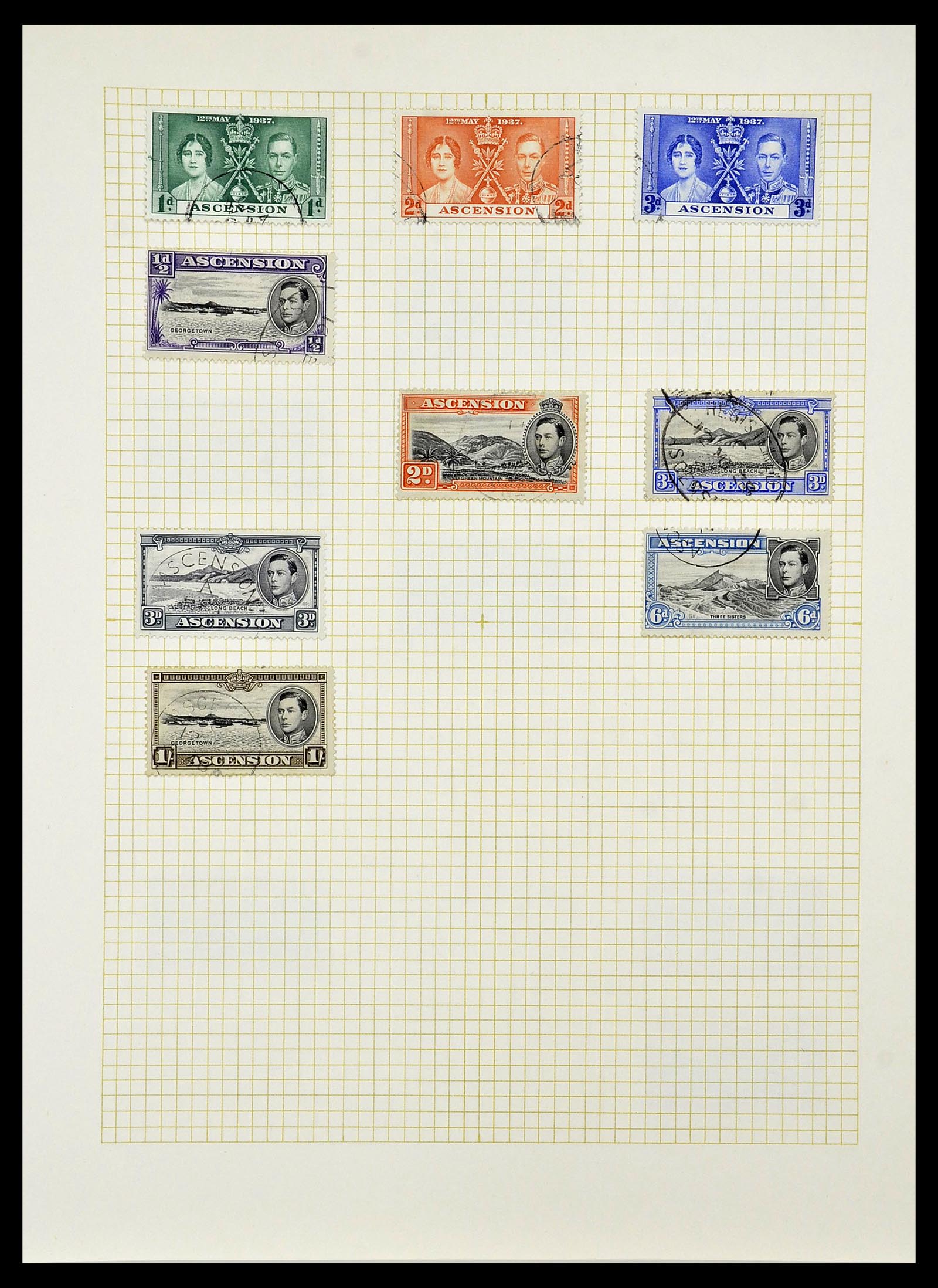 34331 064 - Postzegelverzameling 34331 Engelse koloniën 1937-1995.