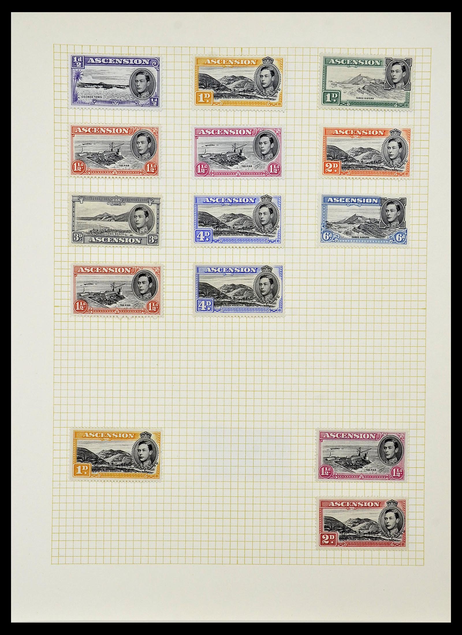 34331 065 - Postzegelverzameling 34331 Engelse koloniën 1937-1995.