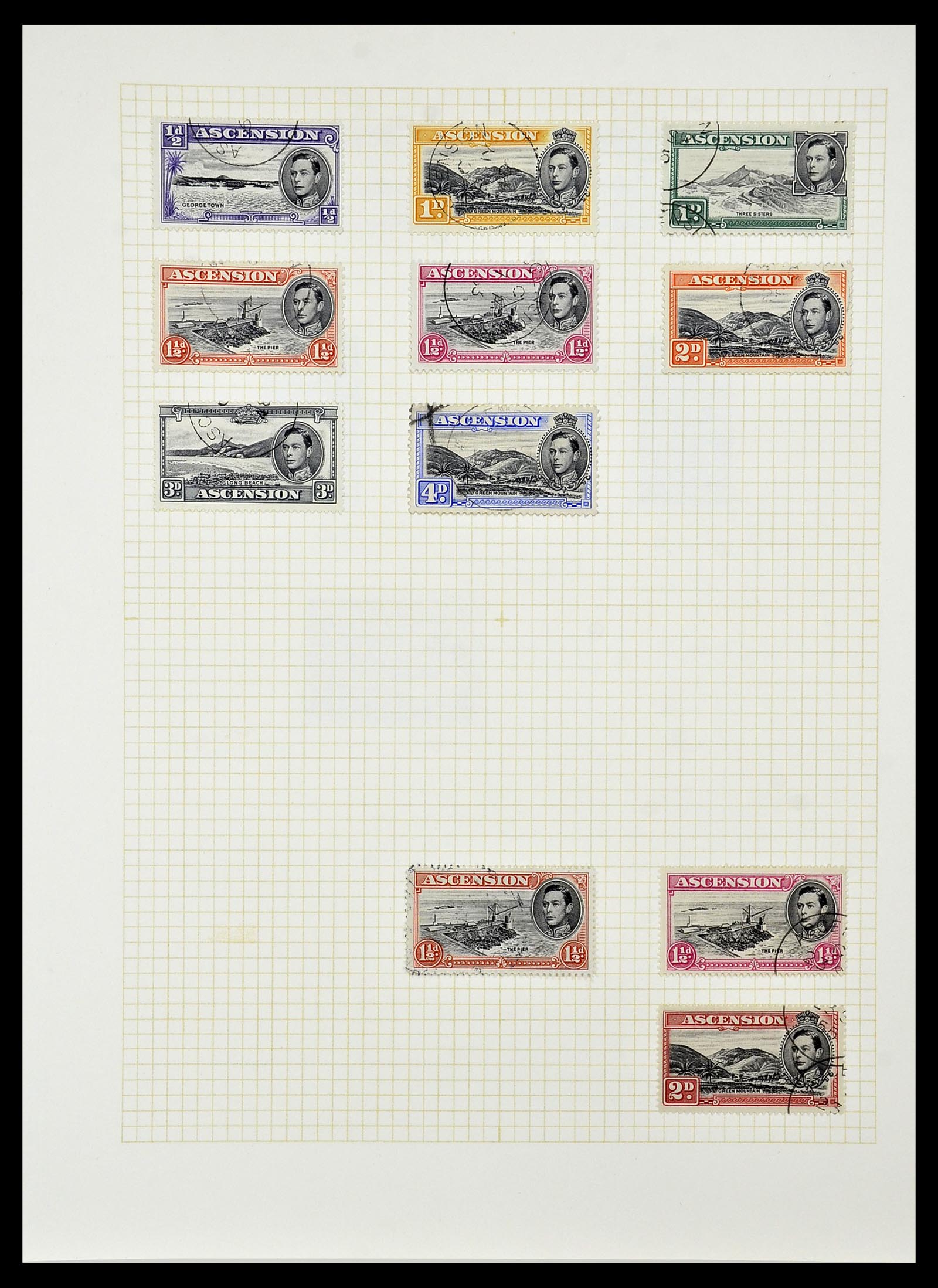 34331 066 - Postzegelverzameling 34331 Engelse koloniën 1937-1995.