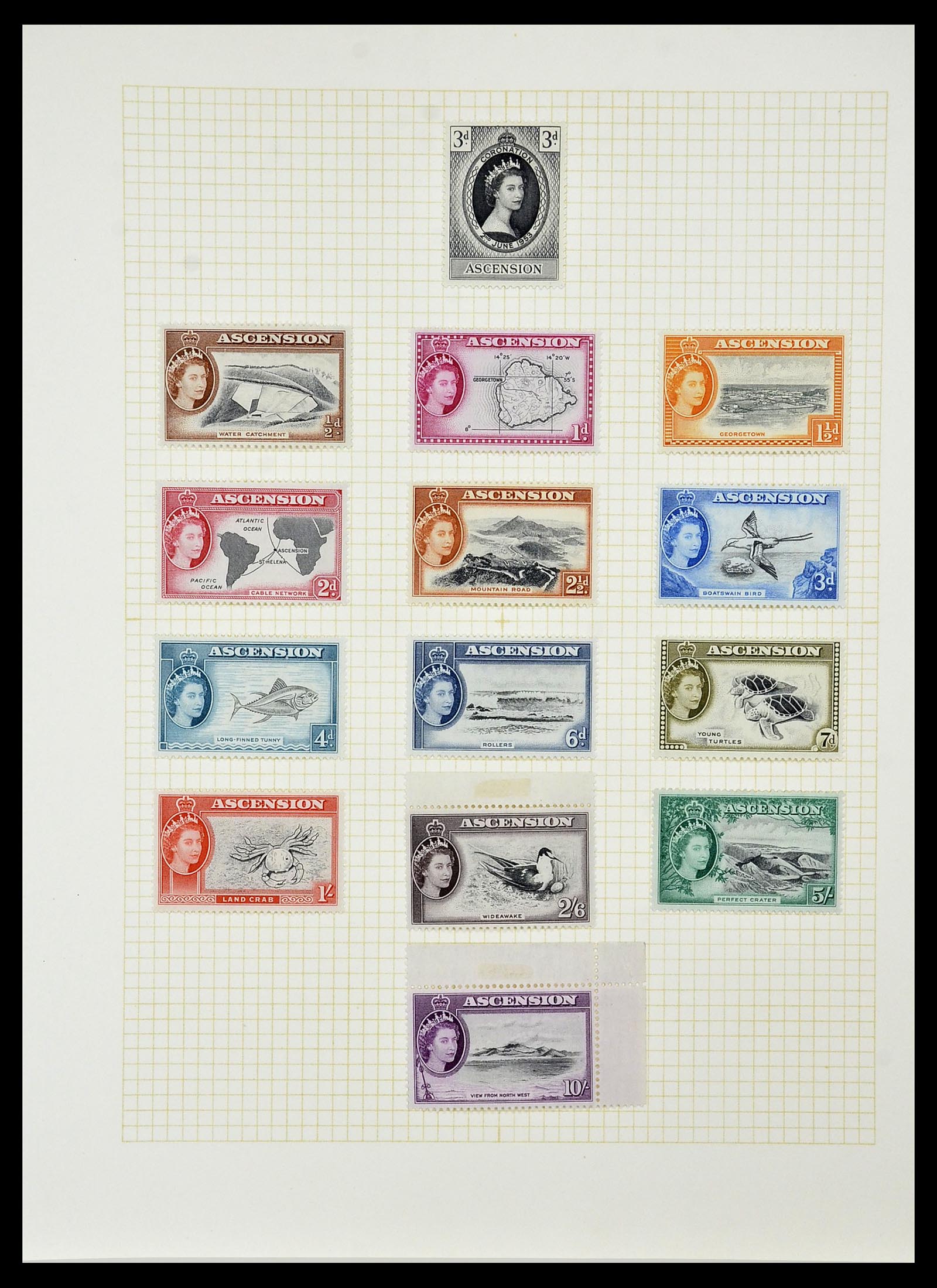 34331 068 - Postzegelverzameling 34331 Engelse koloniën 1937-1995.