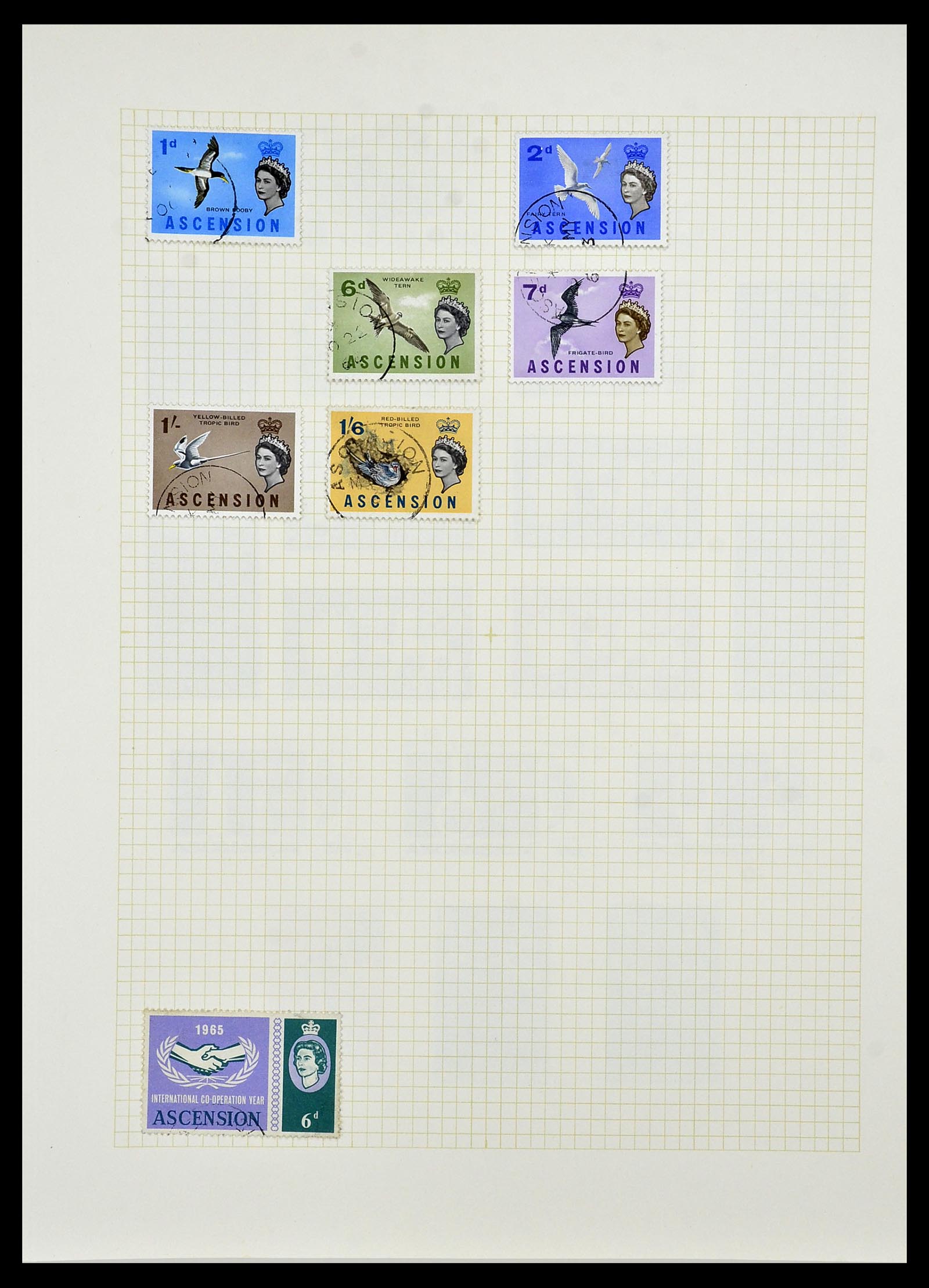 34331 071 - Postzegelverzameling 34331 Engelse koloniën 1937-1995.